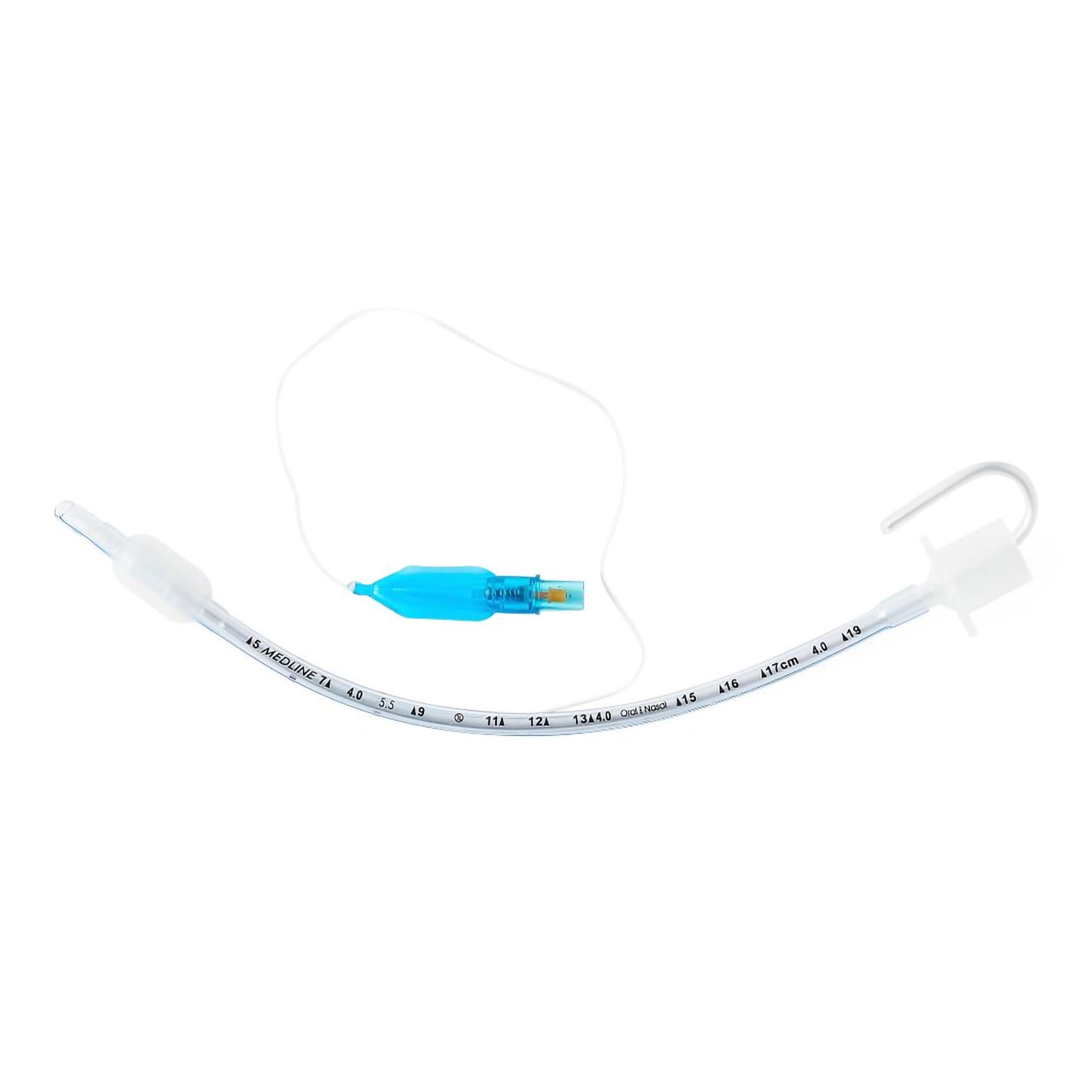 Medline - DYNJAETC40S Cuffed Endotracheal Tube Curved 4.0 mm ID Pediatric Murphy Eye