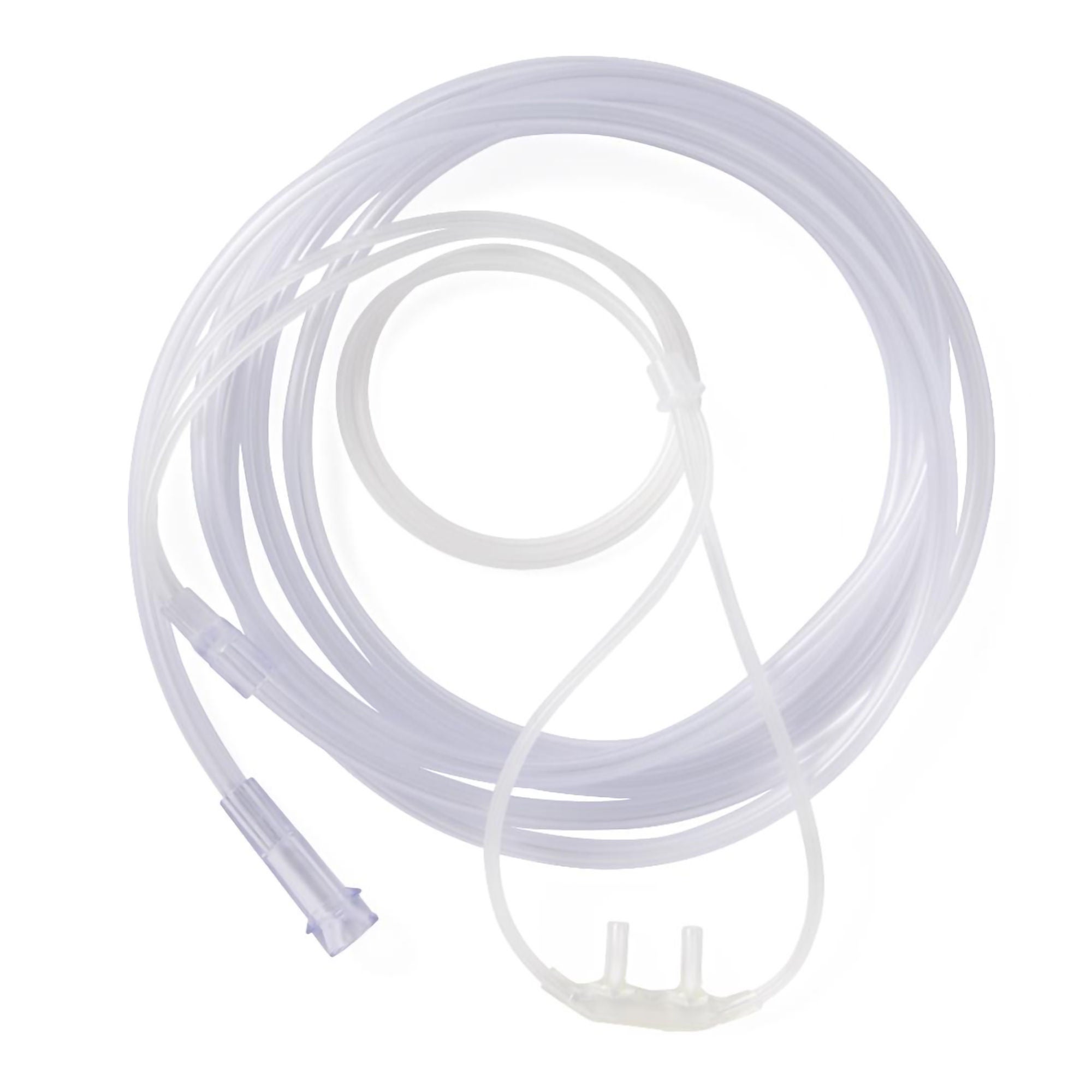 Medline - HCSS4516S Nasal Cannula SuperSoft Adult Curved Prongs 14 Foot Tubing Low Flow Rate
