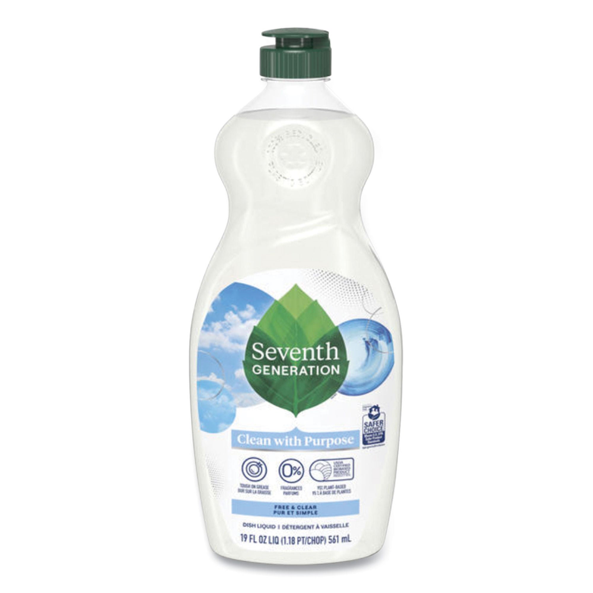 Essendant Co-United Stationers - SEV44986CT Dish Detergent Seventh Generation™ 19 oz. Bottle Liquid Unscented