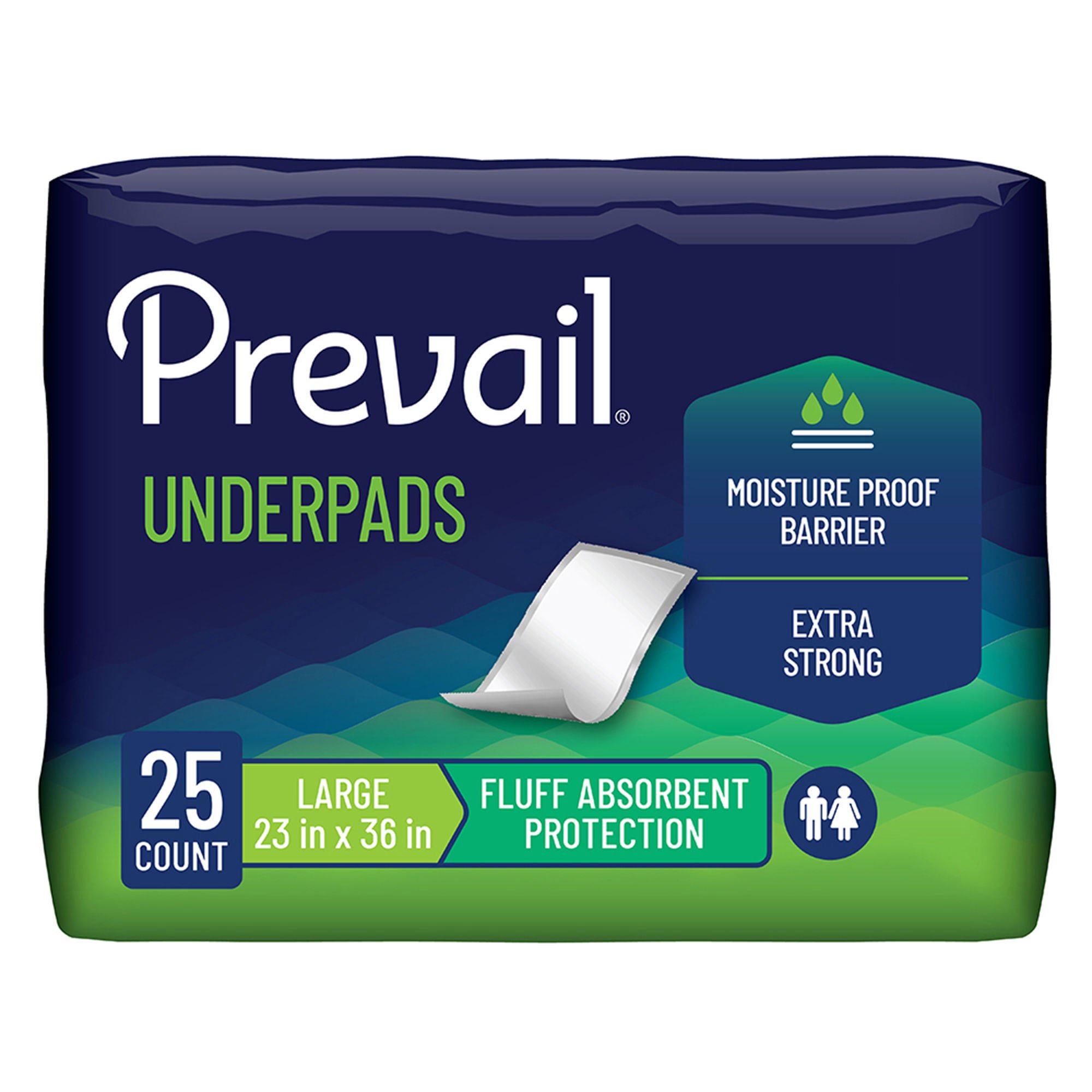 First Quality Products LLC - UP-150/2 Prevail® Total Care™ Fluff Underpads