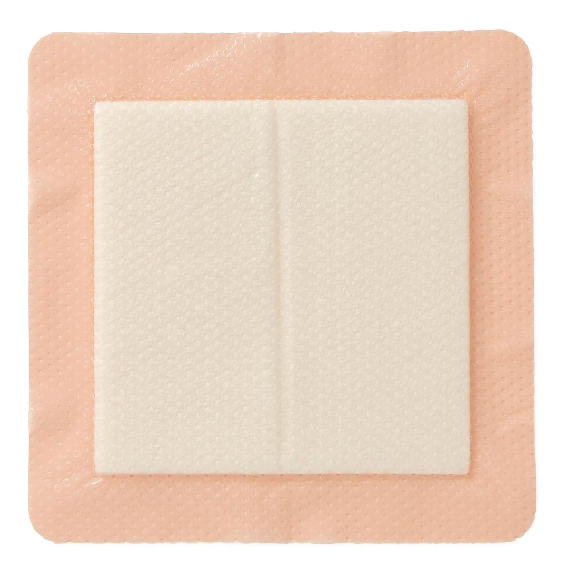 Medline - MSCEX66EP Foam Dressing Optifoam® Gentle EX 6 X 6 Inch With Border Waterproof Backing Silicone Face and Border Square Sterile