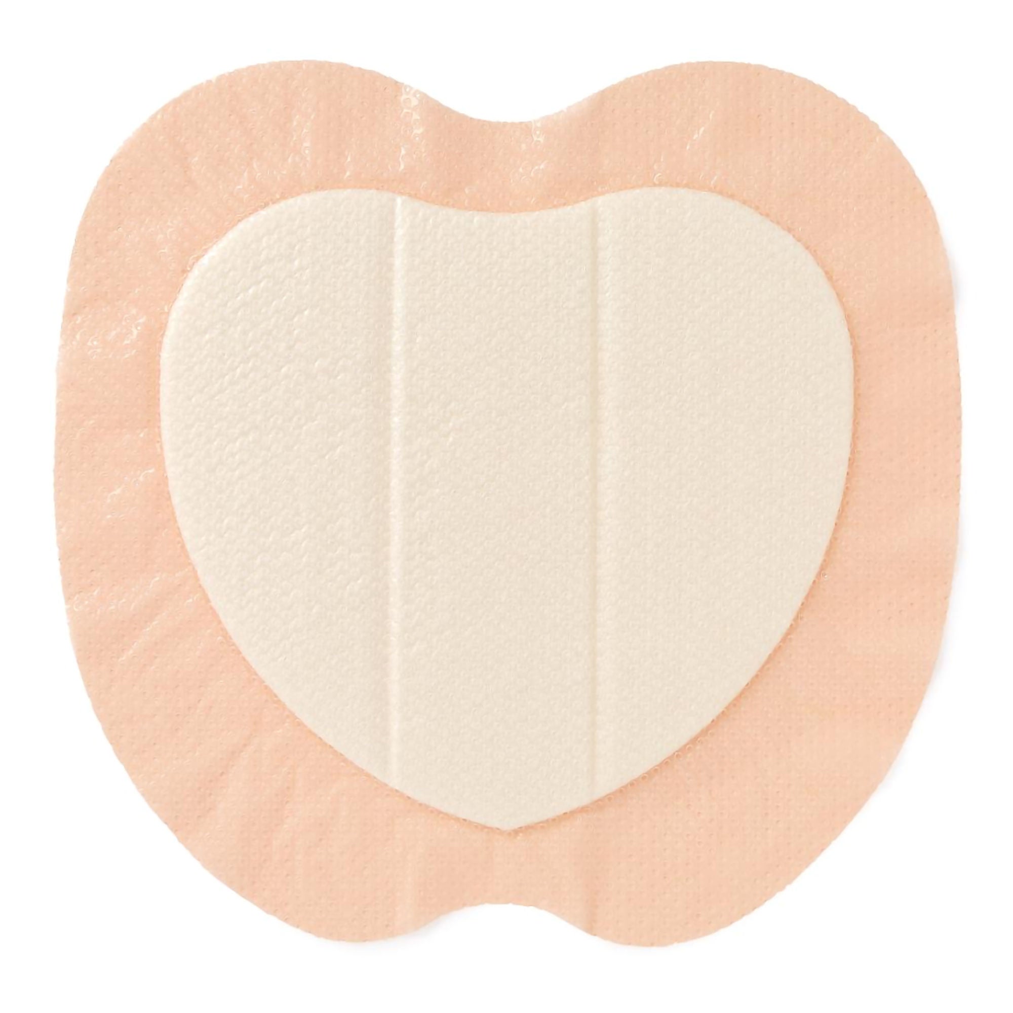 Medline - MSCEX99EP Foam Dressing Optifoam® Gentle EX 9 X 9 Inch With Border Waterproof Backing Silicone Face and Border Sacral Sterile