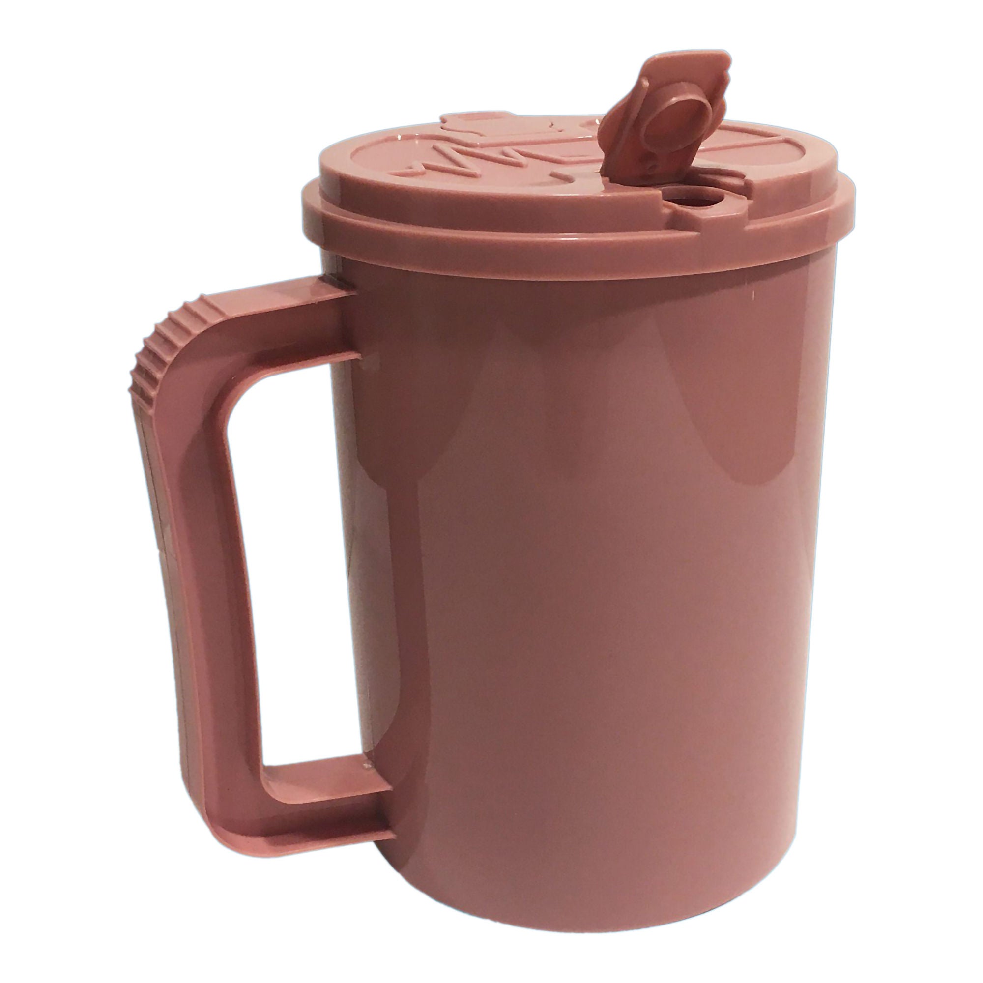 Medegen Medical Products LLC - H204-10 Insulated Drinking Mug 22 oz. Plastic Mauve Reusable