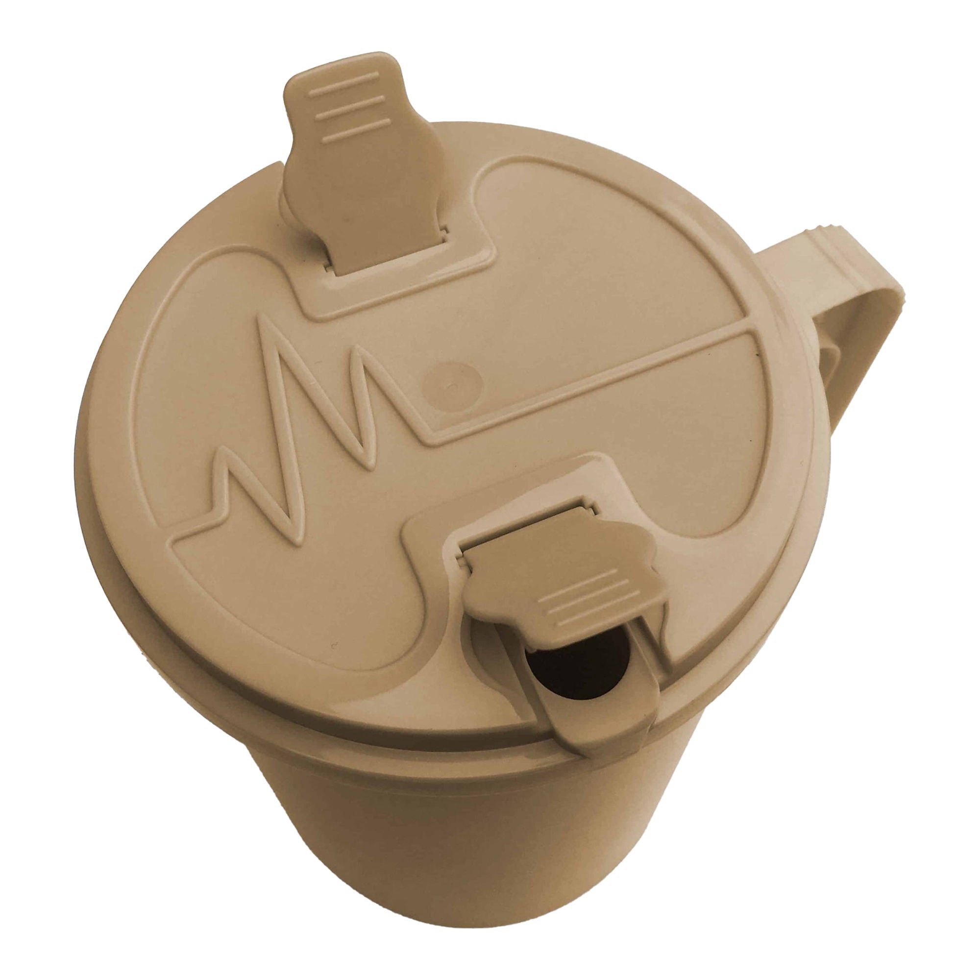 Medegen Medical Products LLC - HLID-08 Drinking Mug Lid For H204-01 and H205-01 Insulated Mugs Ivory Polypropylene Reusable