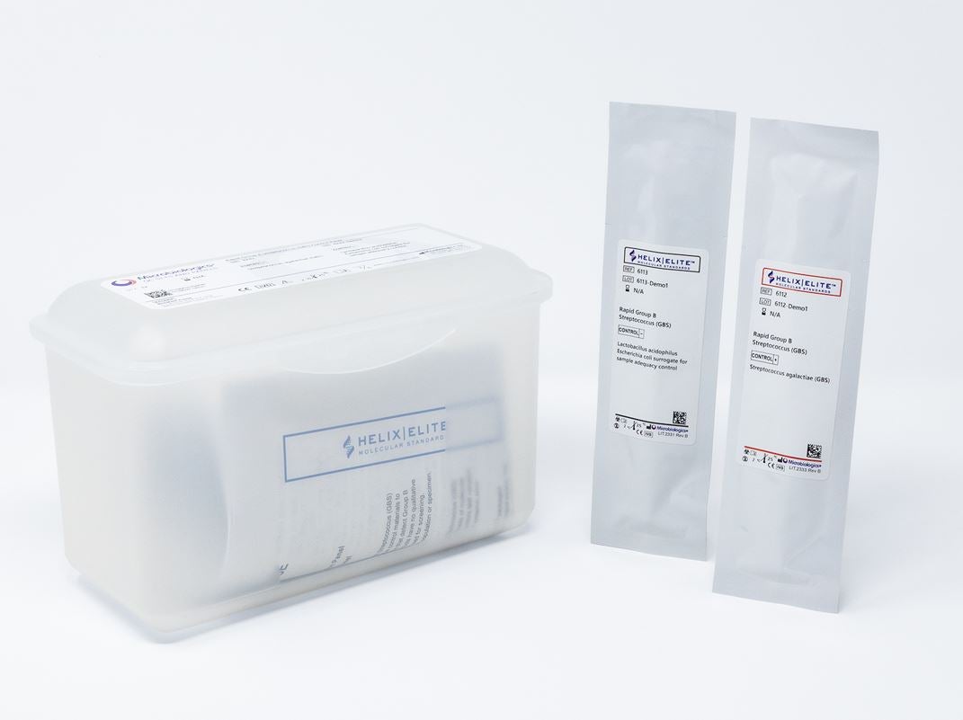 Microbiologics Inc - 8242 Molecular Diagnostic Control Panel Helix Elite™ Group B Strep (GBS) Positive Level / Negative Level 12 Swabs