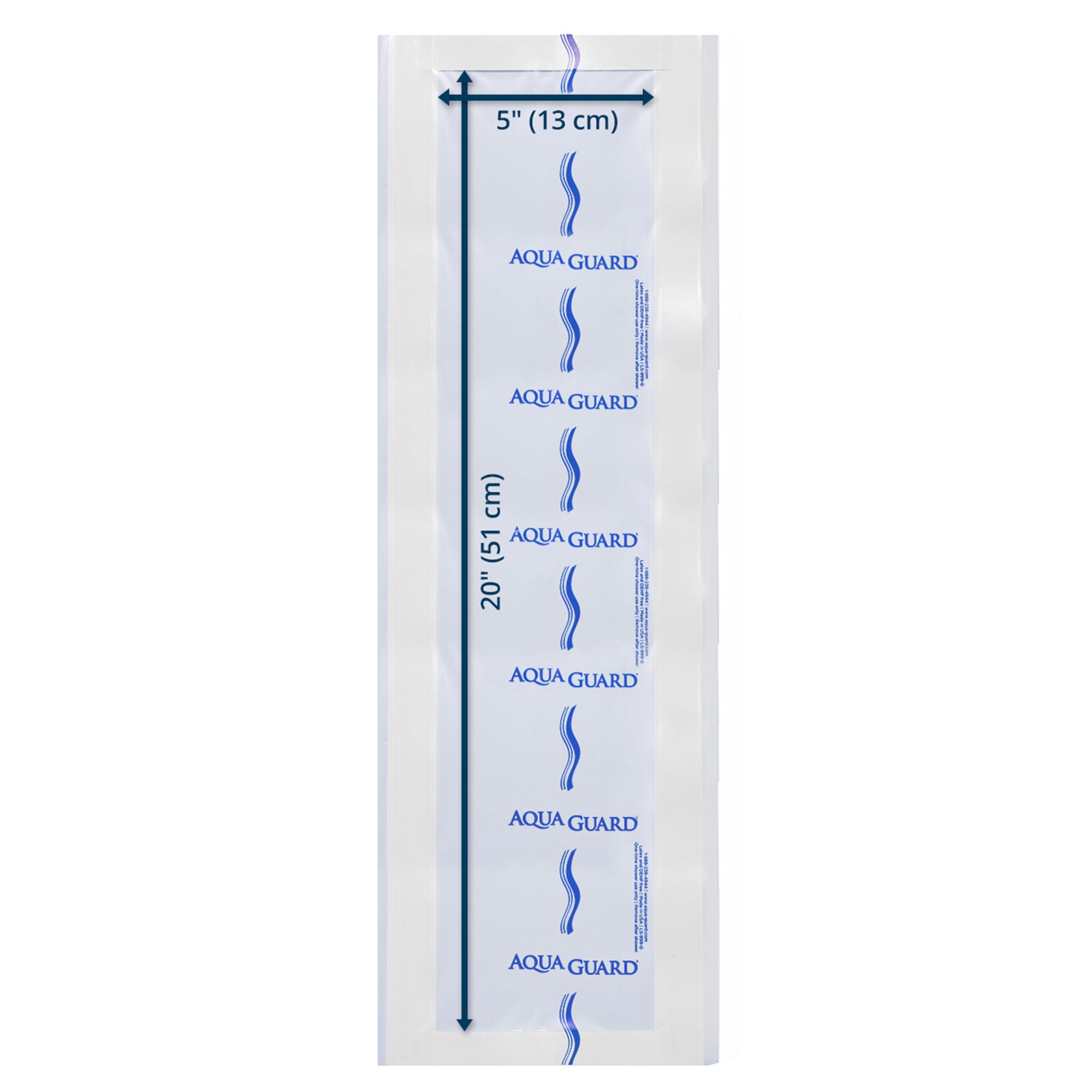 Tidi Products - 50022-CSE IV Site Barrier Protector AquaGuard® Shower Sheet 7 X 22 Inch Rectangle NonSterile