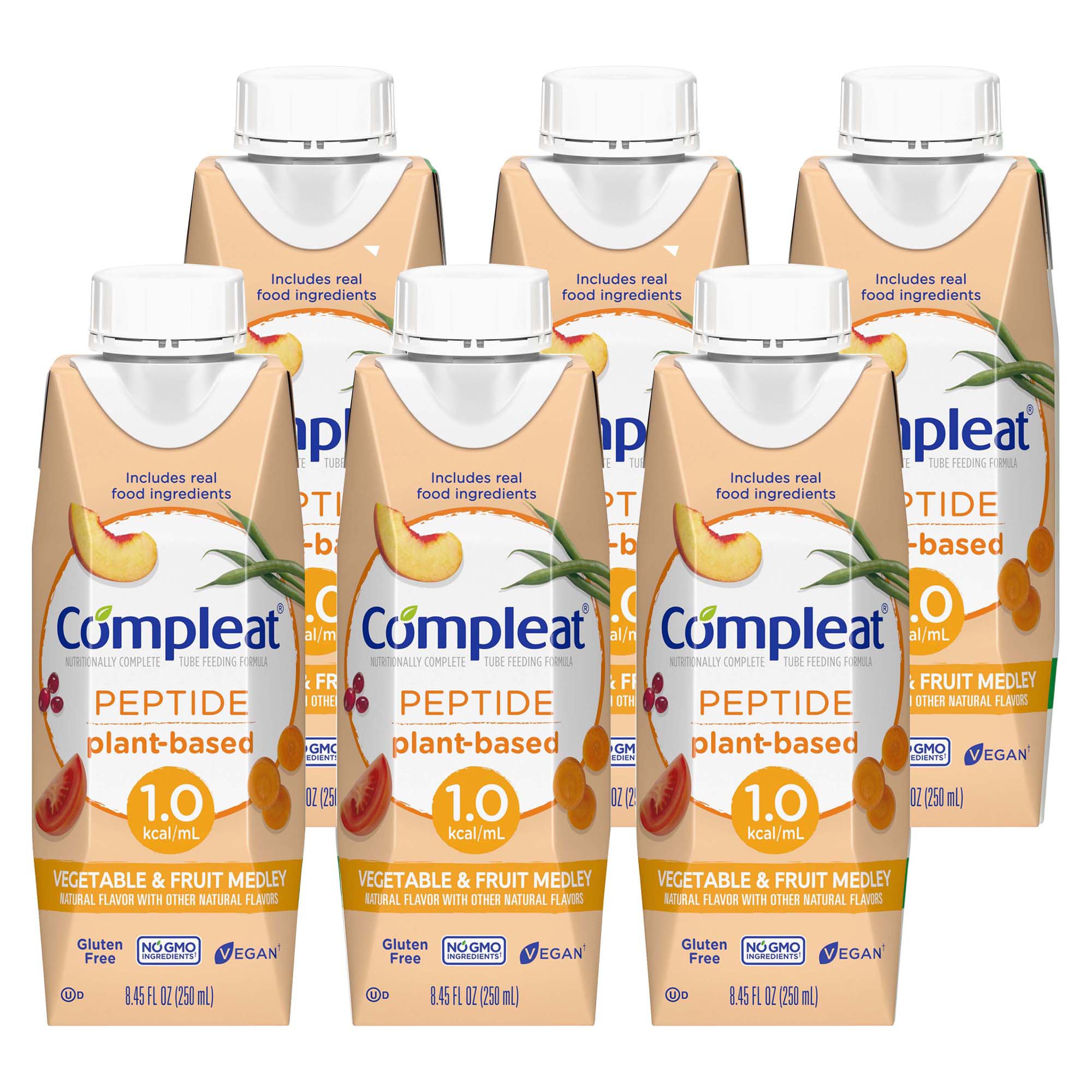 Nestle Healthcare Nutrition 00043900836065 - Compleat® Peptide 1.0 Nutritionally Complete Tube Feeding Formula - 1/Each, 24/Case