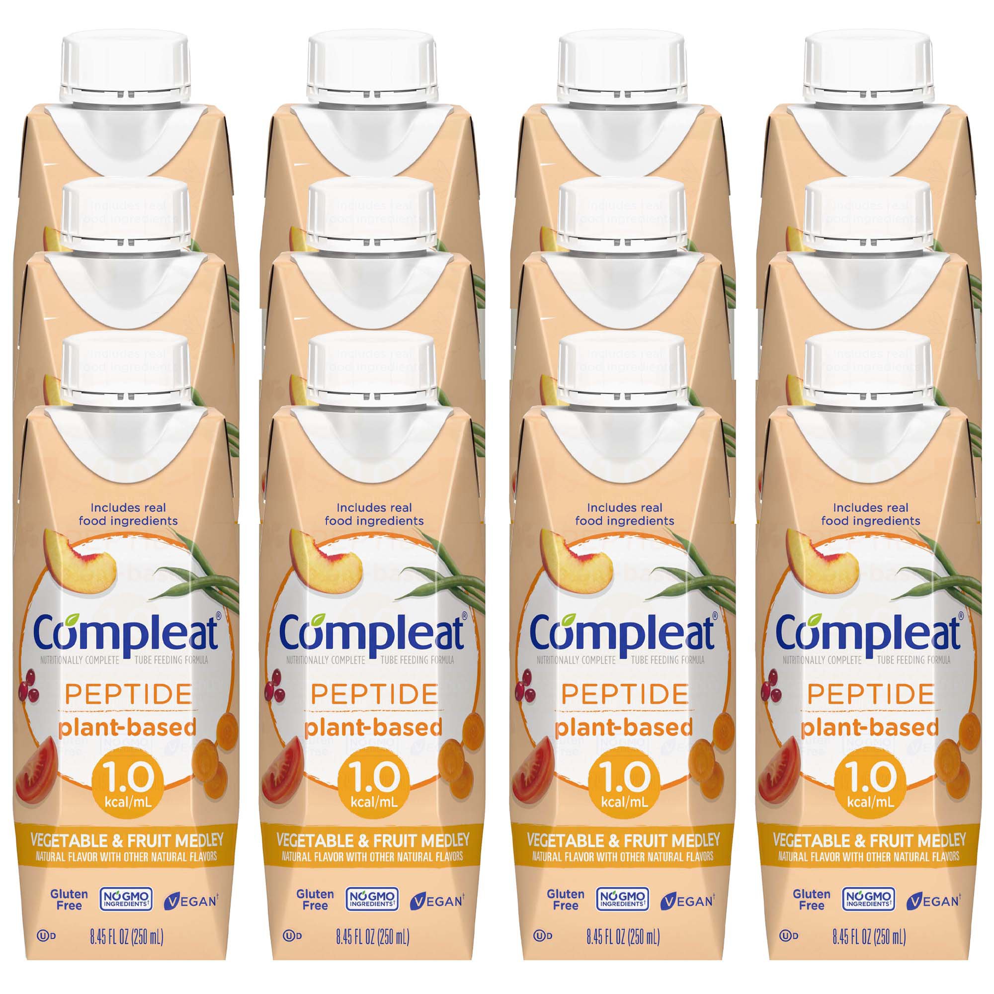 Nestle Healthcare Nutrition 00043900836065 - Compleat® Peptide 1.0 Nutritionally Complete Tube Feeding Formula - 1/Each, 24/Case