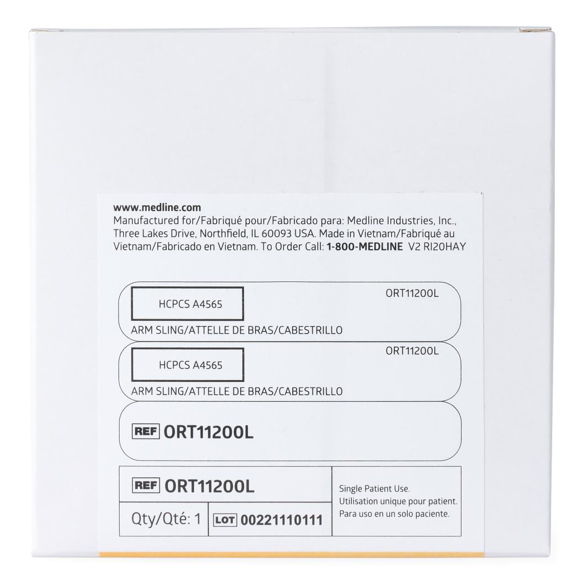 Medline Cool Mesh Arm Sling ORT11200L by Medline