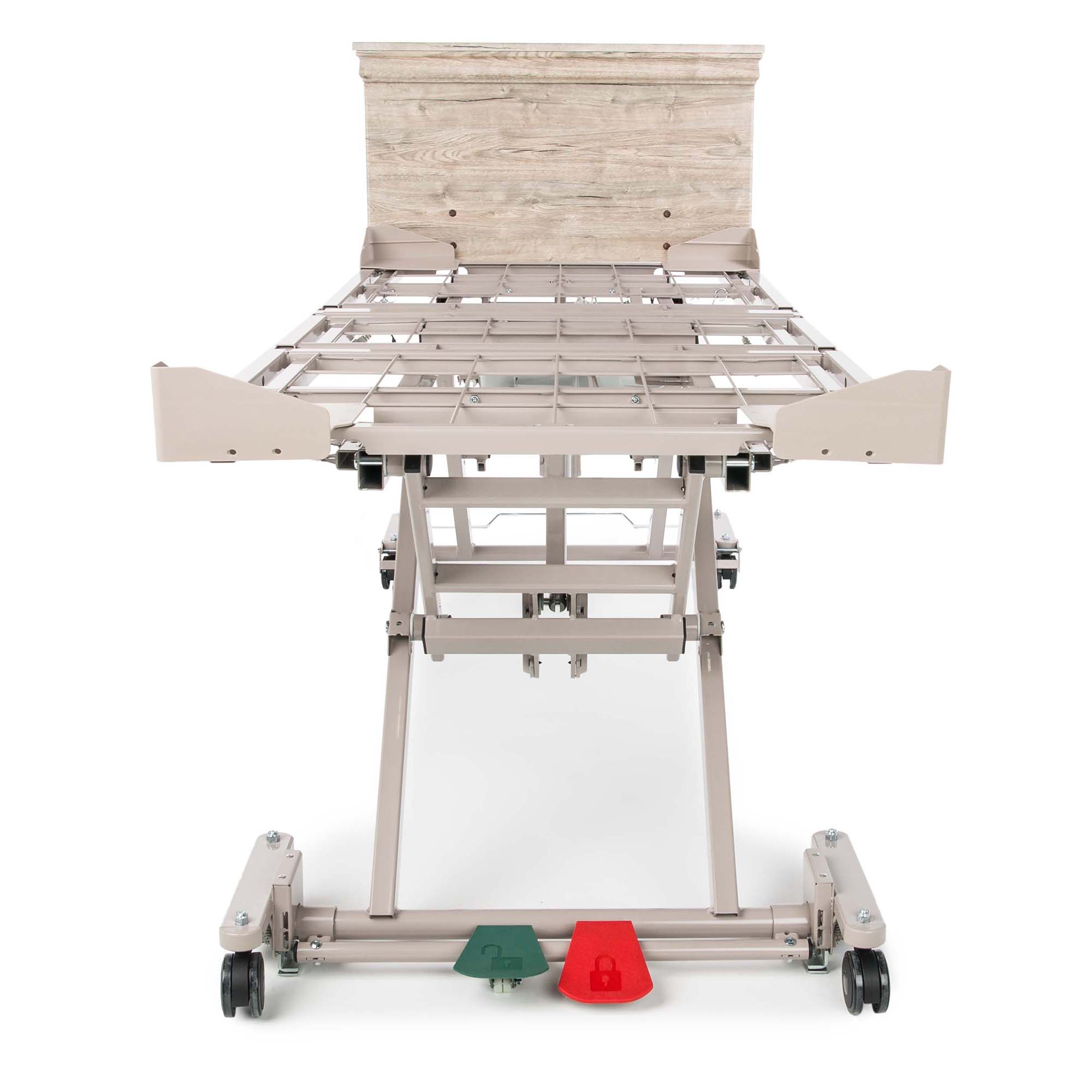Graham-Field - ZZ7F35 Hospital Bed Zenith 7200 Series Long Term Care 87 Inch Length Expandable Deck 3 Functions 8 to 30 Inch Height Range