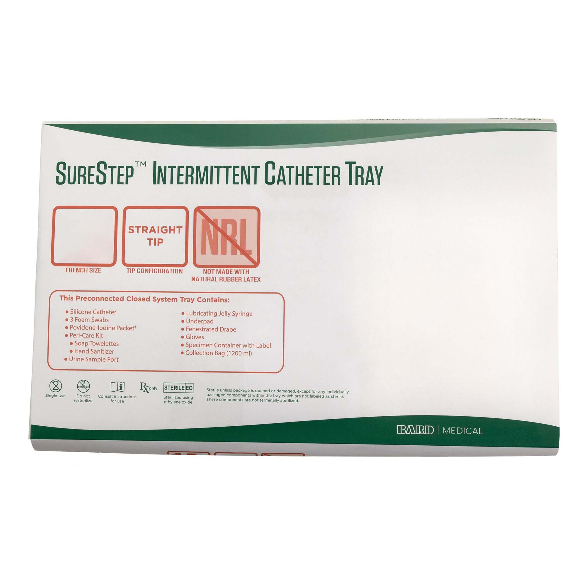 Surestep Intermittent Catheter Tray INTS16 by Bard