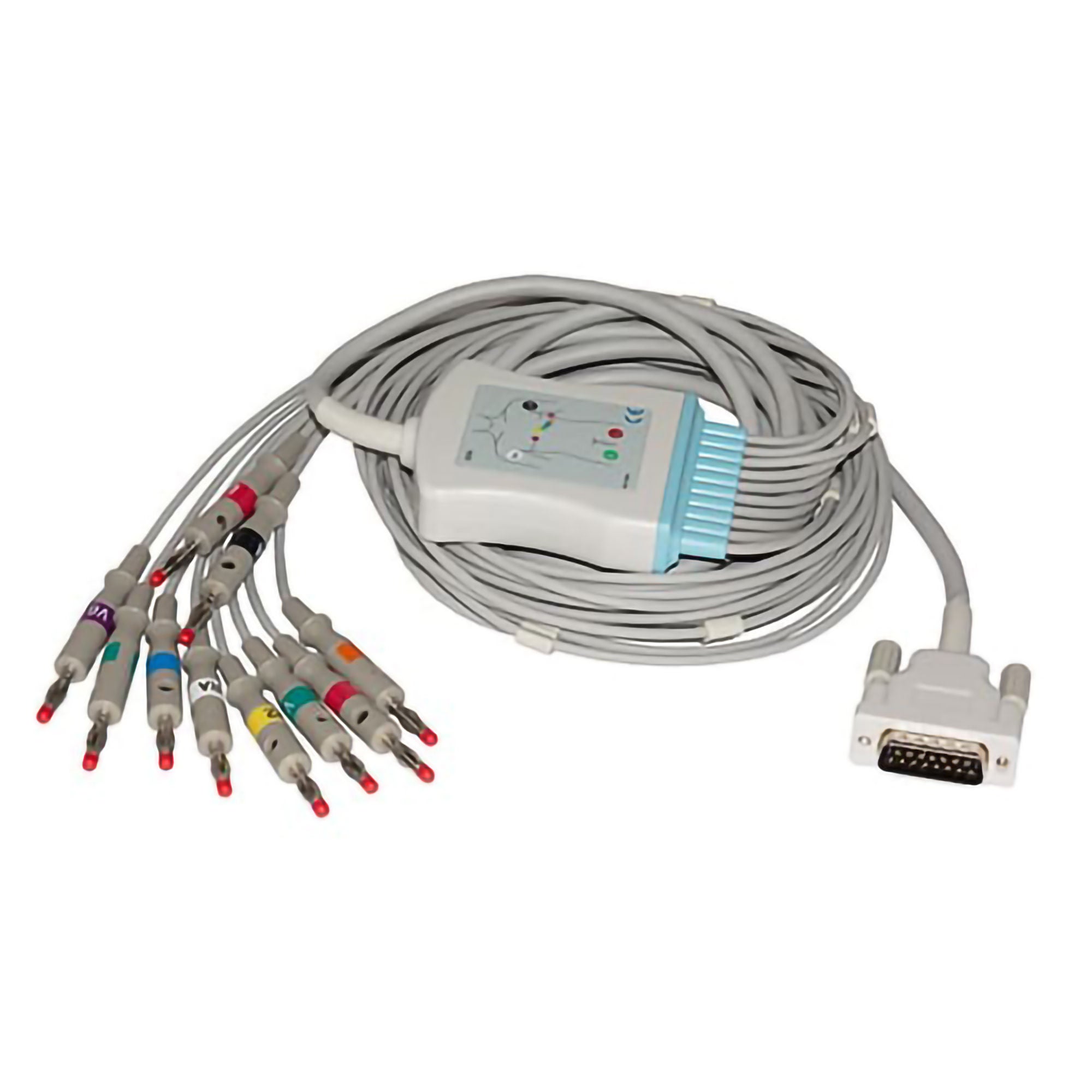 Soma Technology - AE3016 ECG Cable Shiller 12 Lead Cable For use with ECG
