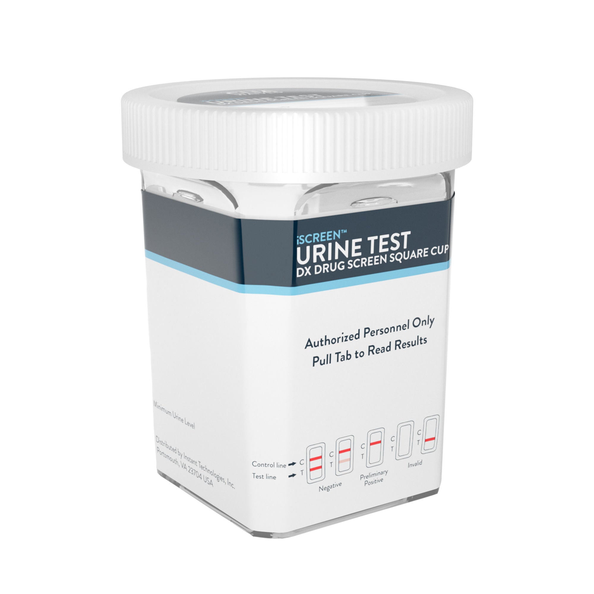 Abbott Rapid Dx North America LLC - ABTDUAW110703C Drugs of Abuse Test Kit iScreen® DX AMP, BUP, BZO, COC, mAMP/MET, MDMA, MTD, MOP/OPI300, OXY, THC, (CR, pH, SG) 25 Tests CLIA Waived