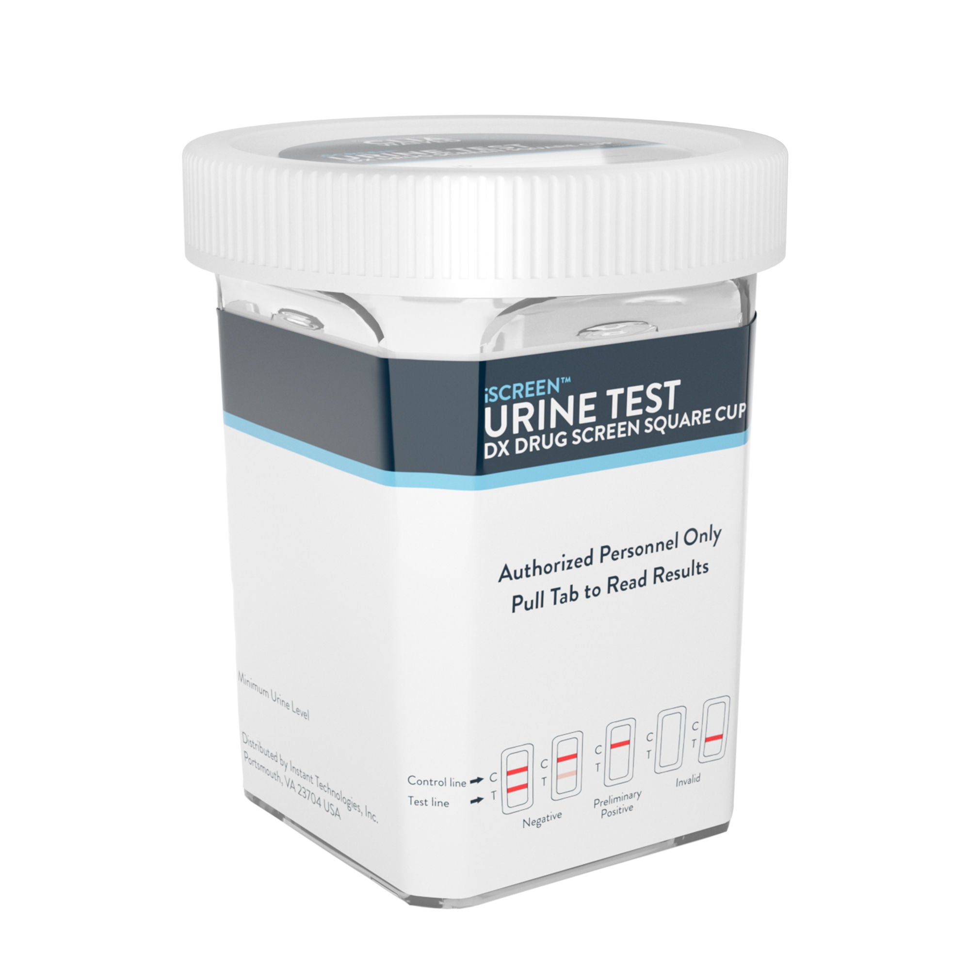 Abbott Rapid Dx North America LLC - ABTDUAK15701A Drugs of Abuse Test Kit iScreen® DX AMP, COC, mAMP/MET, OPI2000, THC (CR, OX, SG) 25 Tests CLIA Non-Waived