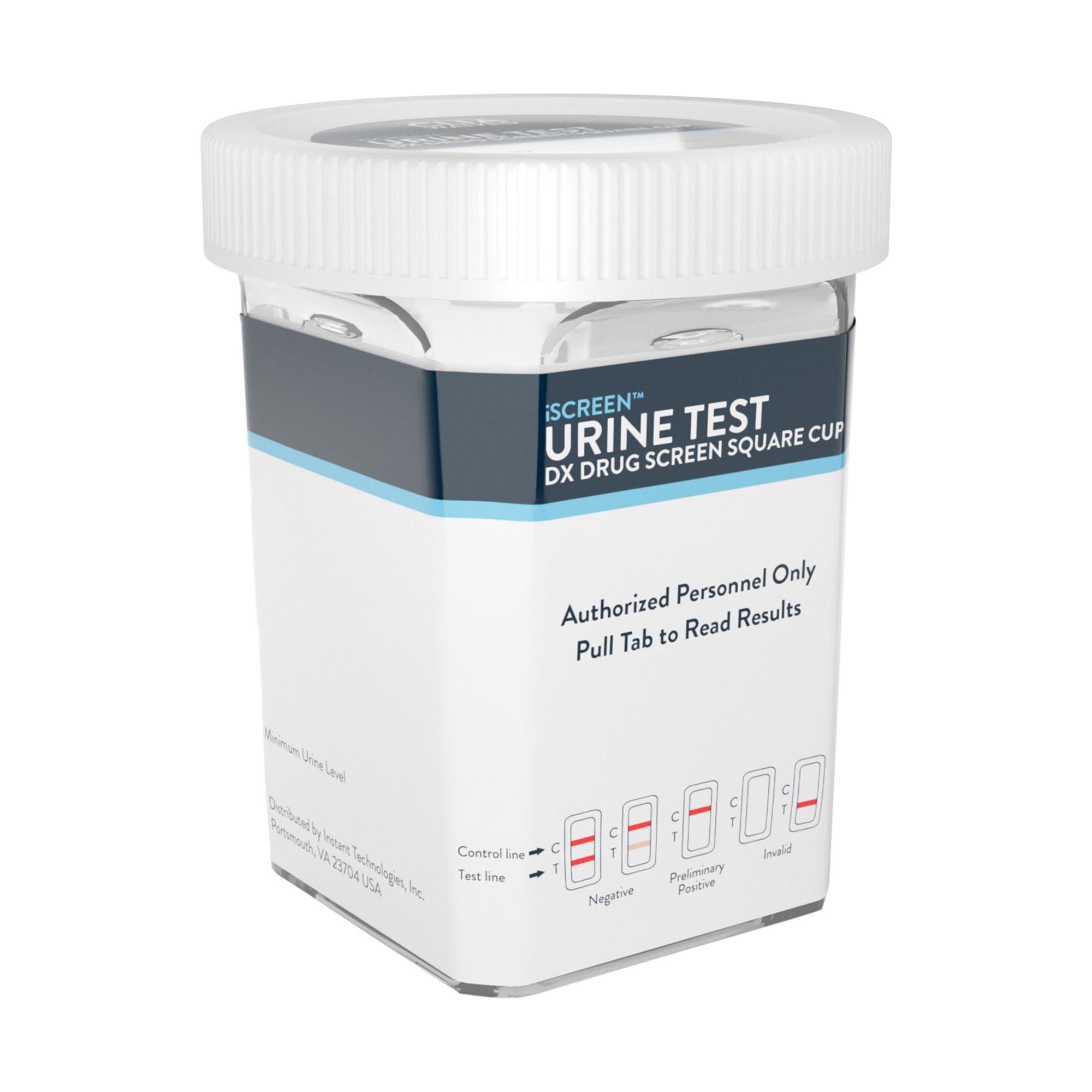 Abbott Rapid Dx North America LLC - ABTDUAW17702B Drugs of Abuse Test Kit iScreen® DX AMP, BZO, COC, mAMP/MET, MOP/OPI300, OXY, THC, (CR, SG, OX) 25 Tests CLIA Waived
