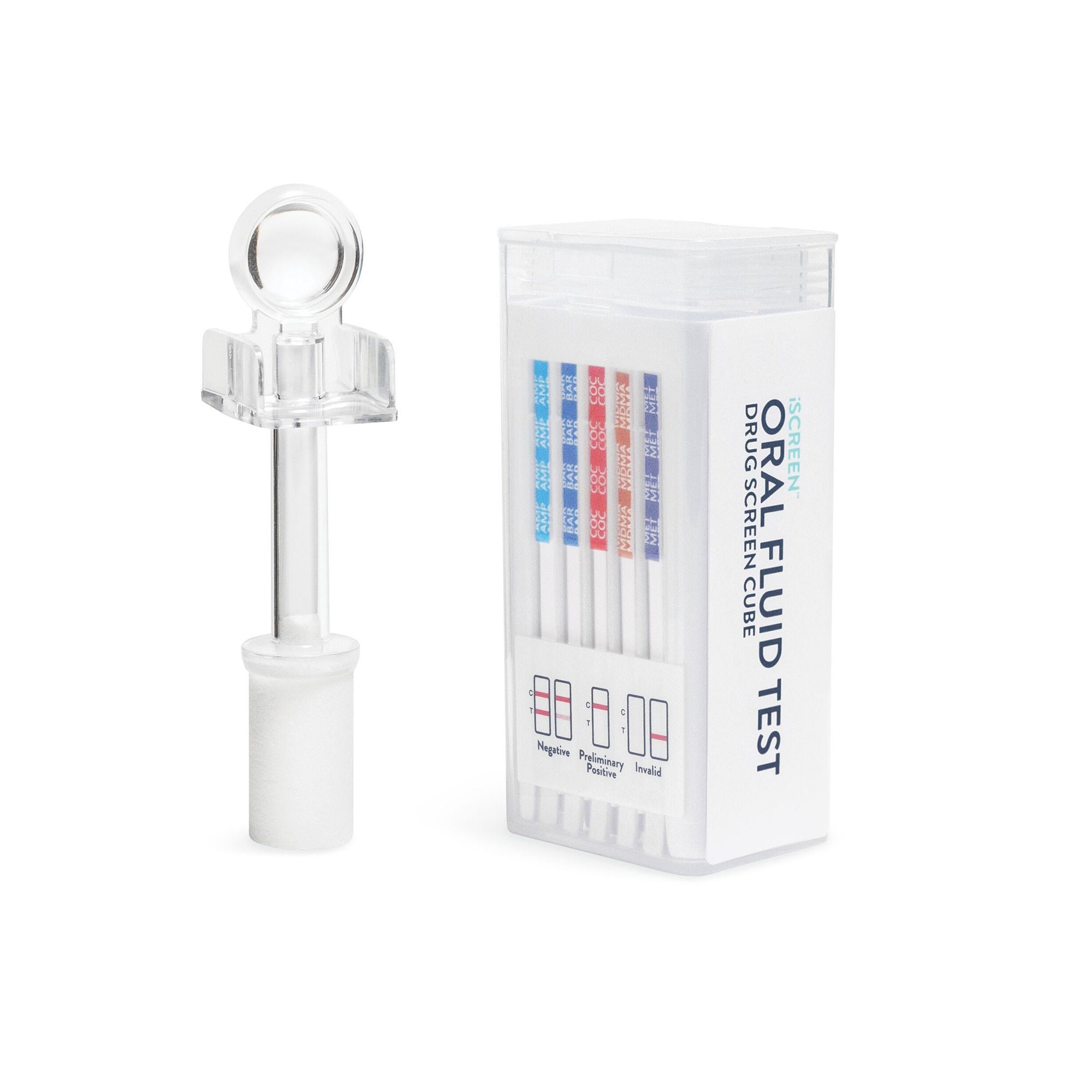 Abbott Rapid Dx North America LLC - ABTOFCUBE0501A Drugs of Abuse Test Kit iScreen® AMP50, COC20, mAMP/MET50, OPI40, PCP10 25 Tests For Employment / Insurance Use