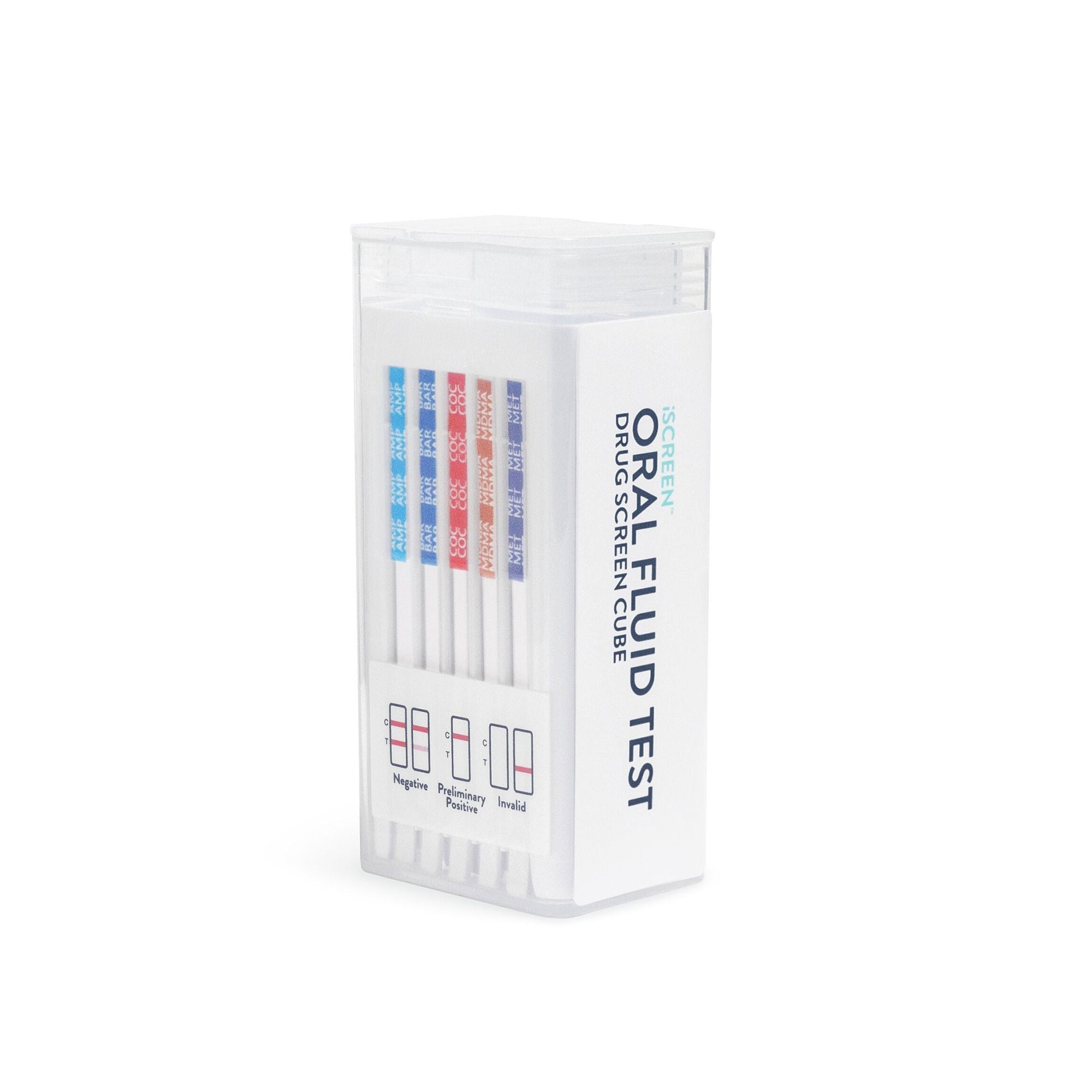 Abbott Rapid Dx North America LLC - ABTOFCUBE0701A Drugs of Abuse Test Kit iScreen® AMP50, COC20, mAMP/MET50, OPI40, OXY20, PCP10, THC40 25 Tests For Employment / Insurance Use