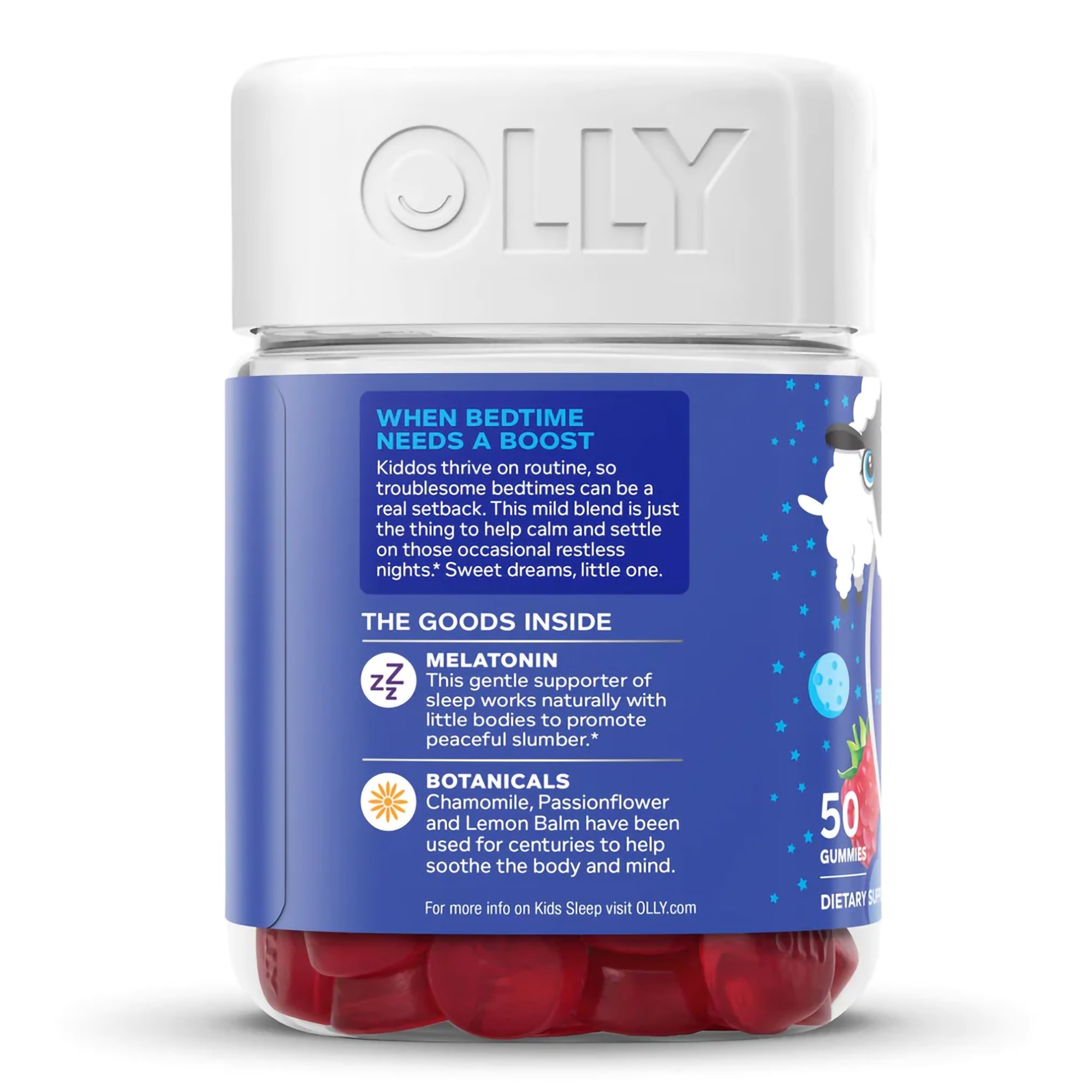 OLLY Public Benefit Corp 85000446206 - Olly Kids Sleep Gummies, Razzzberry - 1/Bottle