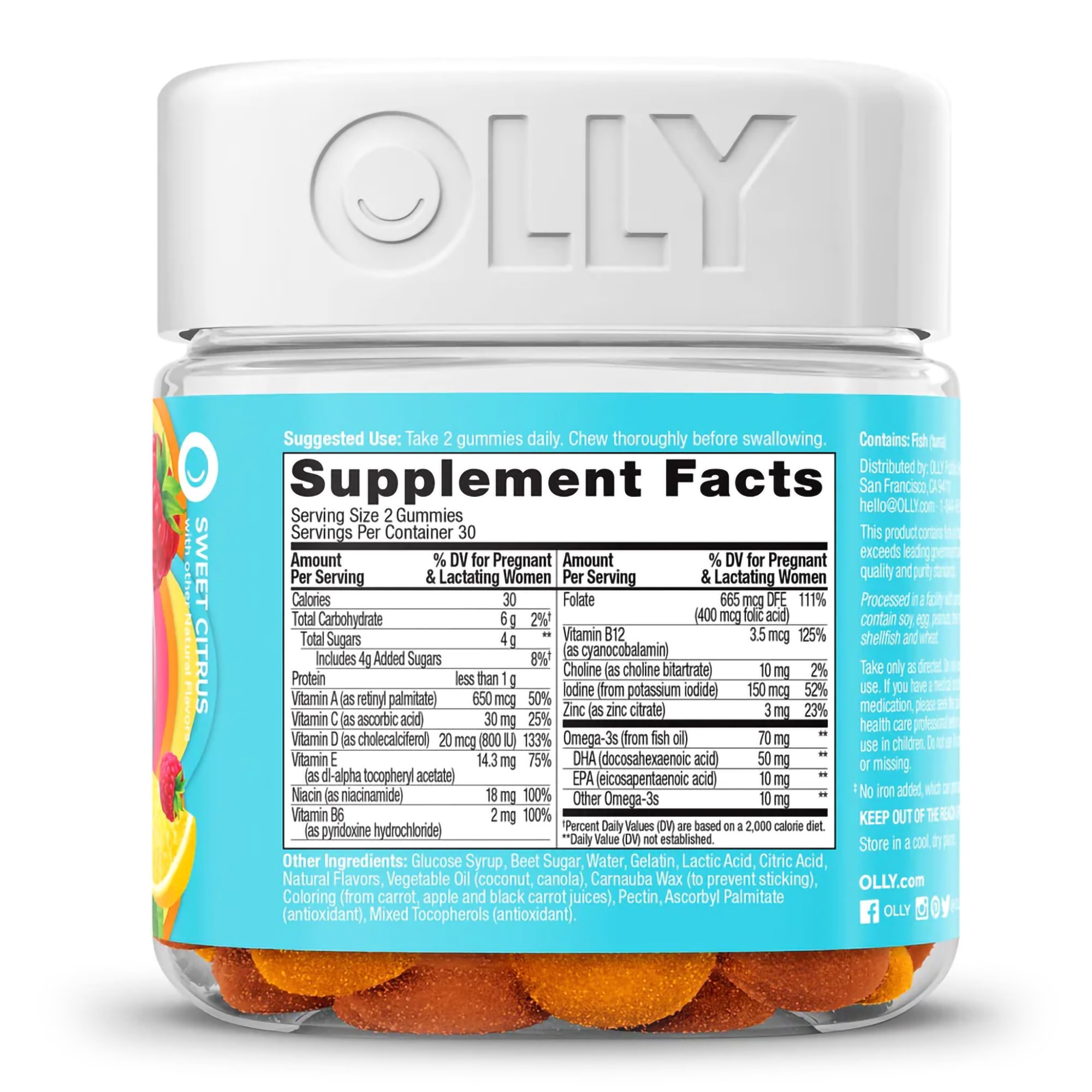 OLLY Public Benefit Corp 85815800504 - Olly The Essential Prenatal Gummies - 1/Bottle