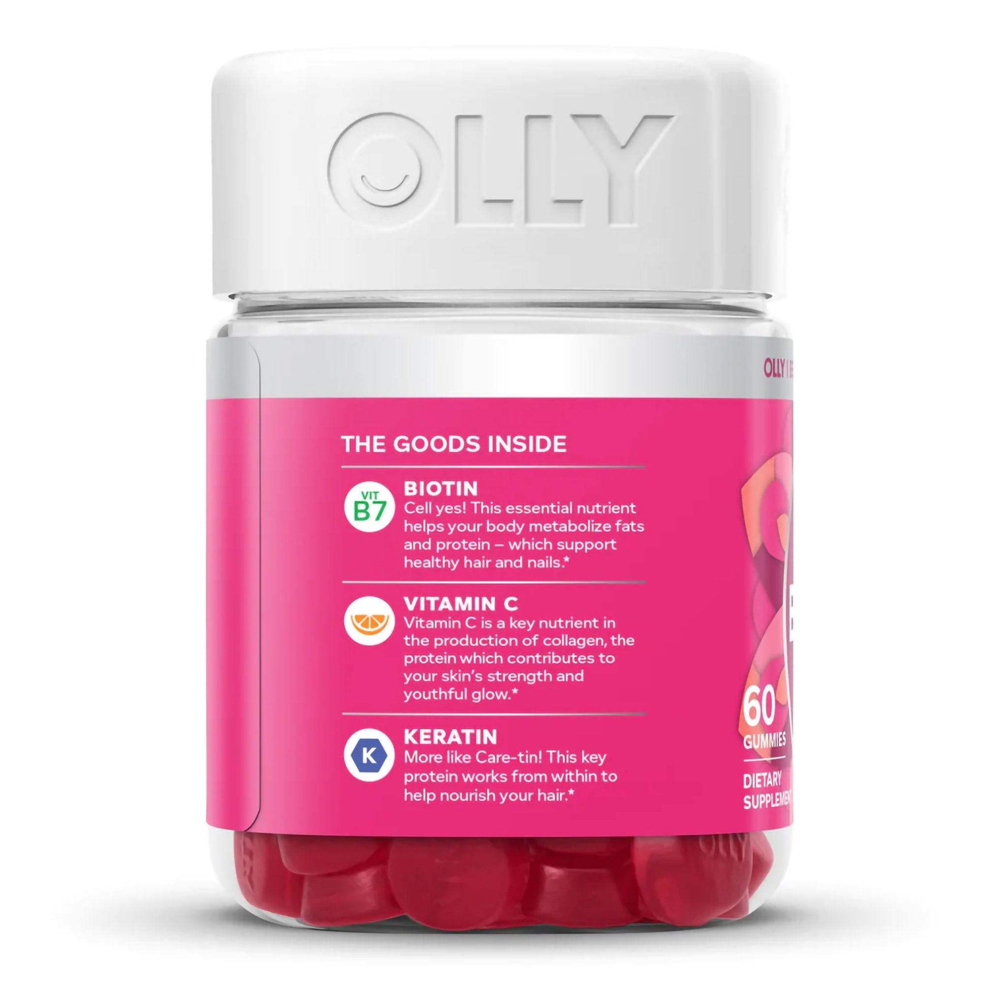 OLLY Public Benefit Corp 85815800507 - Olly Undeniable Beauty Gummies Grapefruit Glam - 1/Bottle