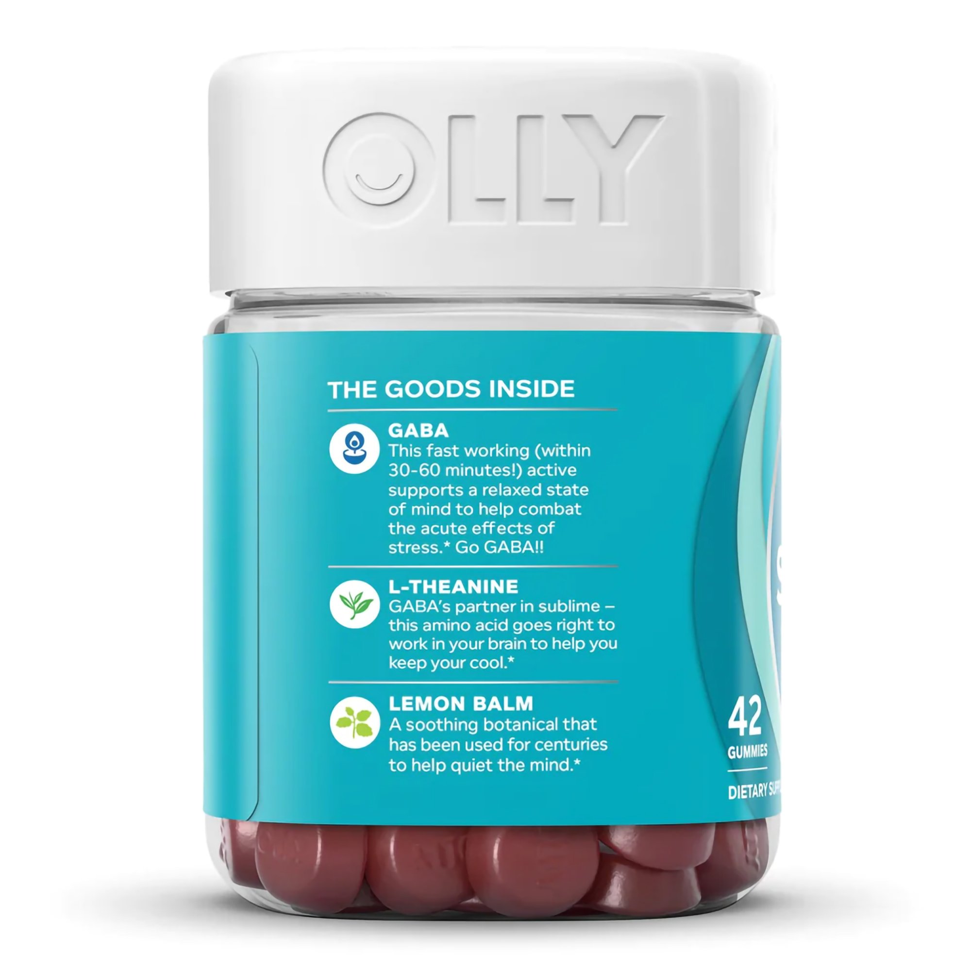OLLY Public Benefit Corp 85815800570 - Olly Goodbye Stress Gummies, Berry Verbena - 1/Bottle