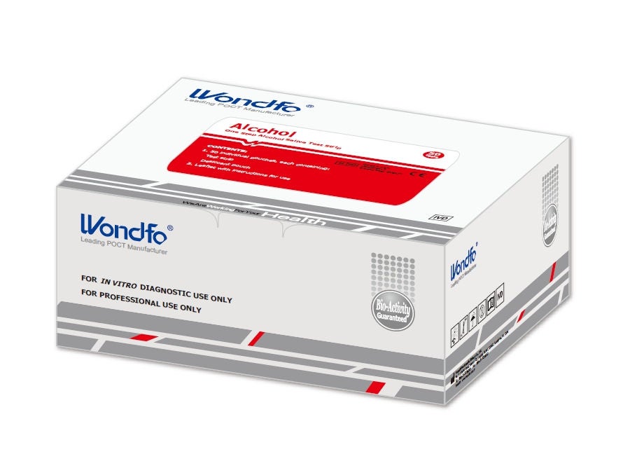 Confirm Biosciences - WO-STRIP-ALCOHOL_SALIVA2 Drugs of Abuse Test Kit Wondfo® Alcohol Screen 25 Tests