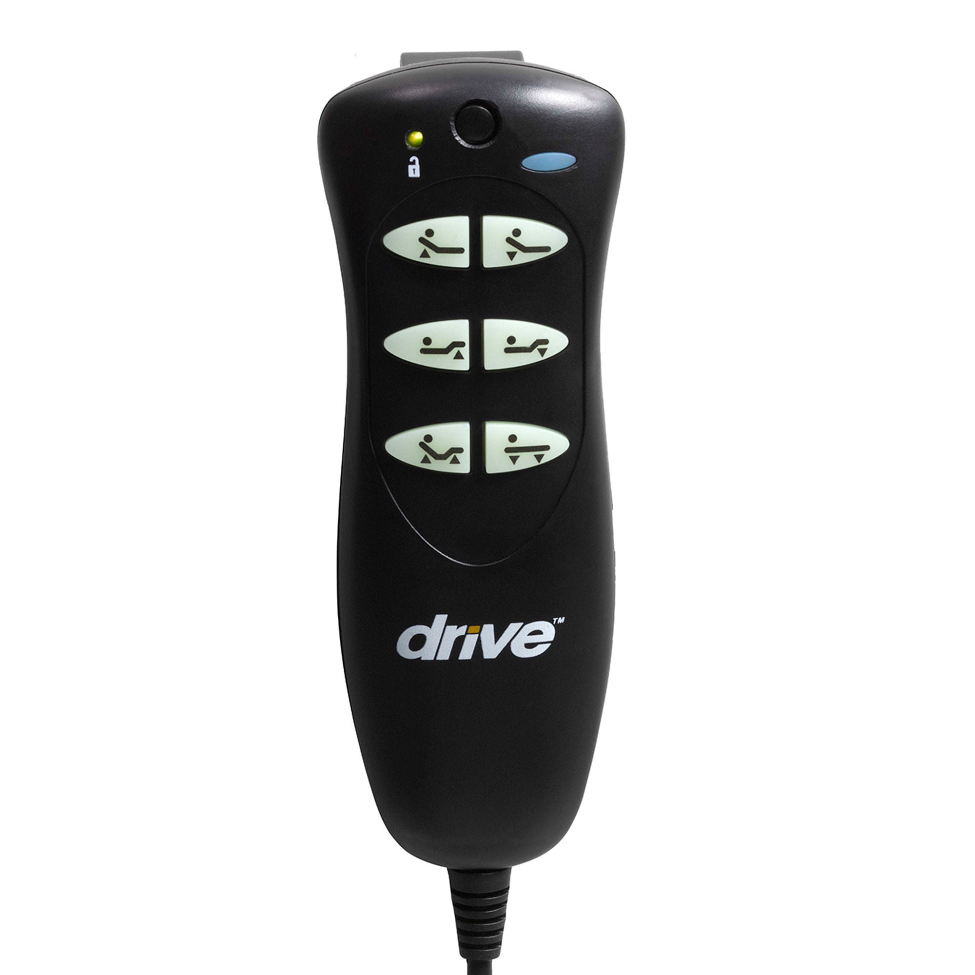 Drive DeVilbiss Healthcare - 15571HR-PKG-FM Semi-Electric Bed Competitor II Semi-Electric 87-1/5 Inch Length Adjustable Deck 3 Functions 15 to 22-1/2 Inch Height Range