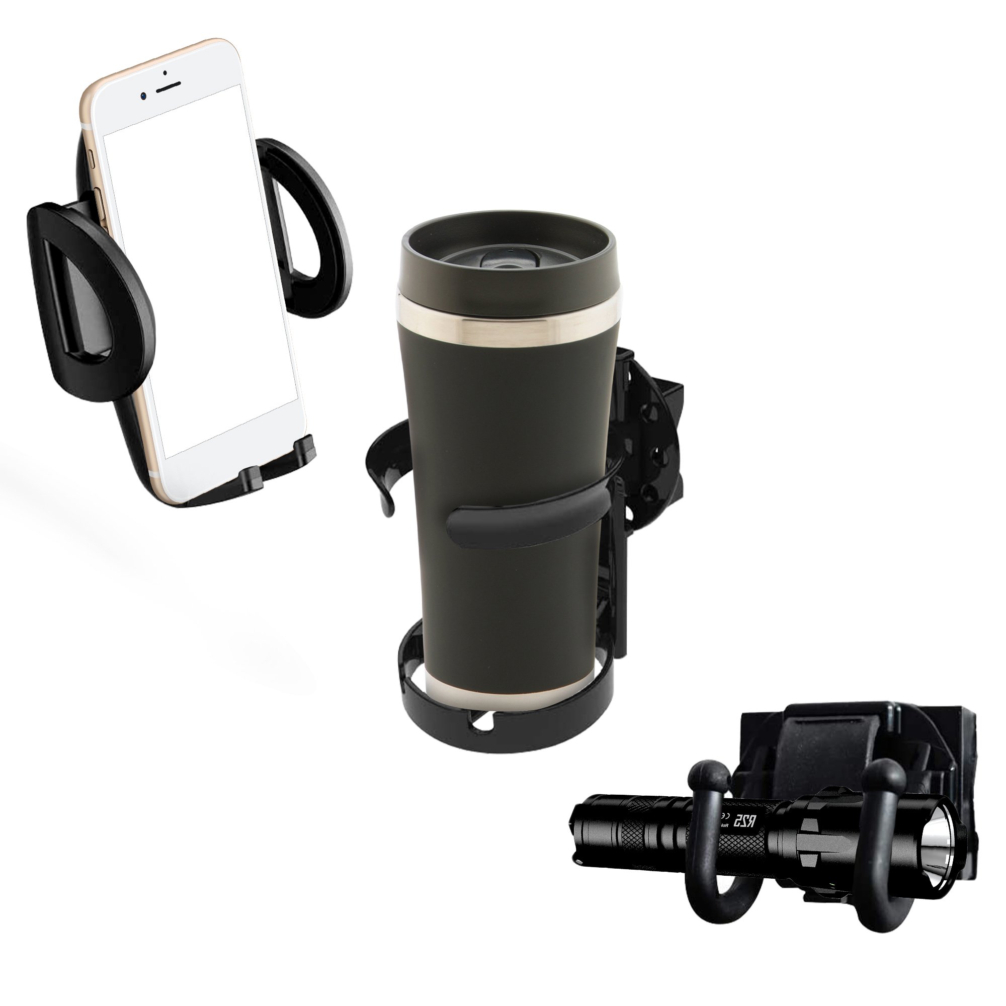 Easy To Use Products LLC 760 - Mobility Aid Combo Pack, Cup Holder, Phone Grip, Bag Hooks - 1/Each, 16/Case