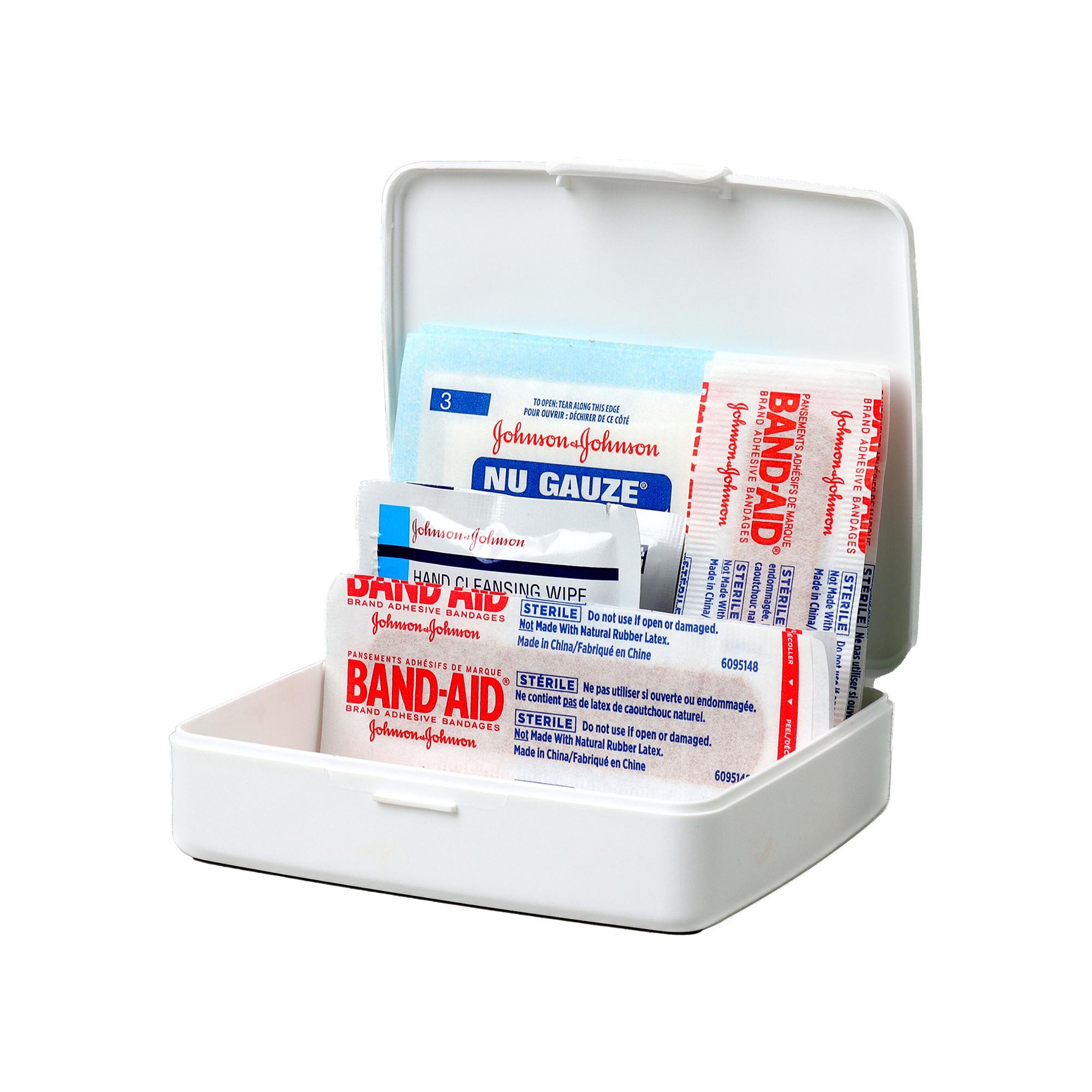 J & J Sales 38137008295 - Johnson & Johnson® Red Cross First Aid to Go Kit - 1/Each