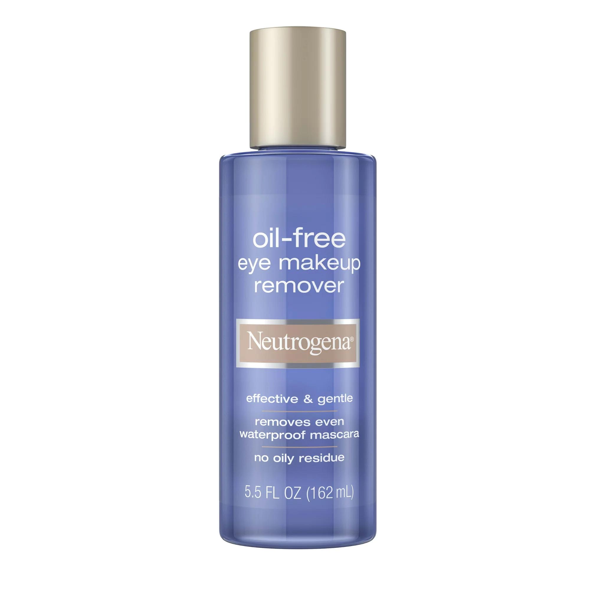 J & J Sales - 07050105065 Eye Makeup Remover Neutrogena® Oil-Free Liquid 5.5 oz. Bottle Scented