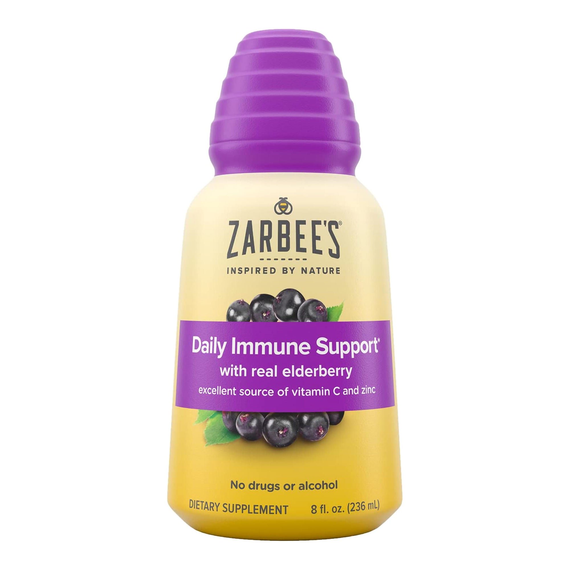 J & J Sales - 85764700786 Zarbee's Naturals Black Elderberry Immune Support Syrup