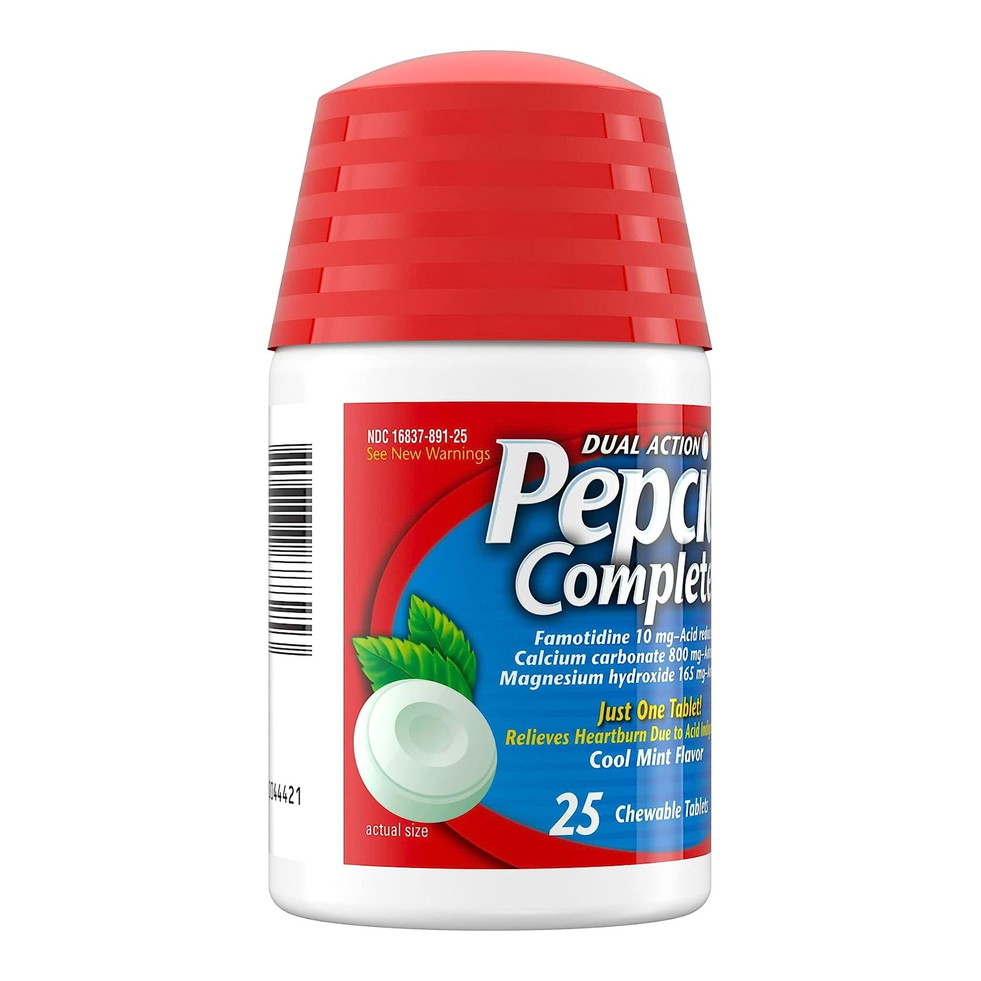 J & J Sales 16837088825 - Pepcid® Complete Chewable Tablets Cool Mint Flavor - 1/Bottle
