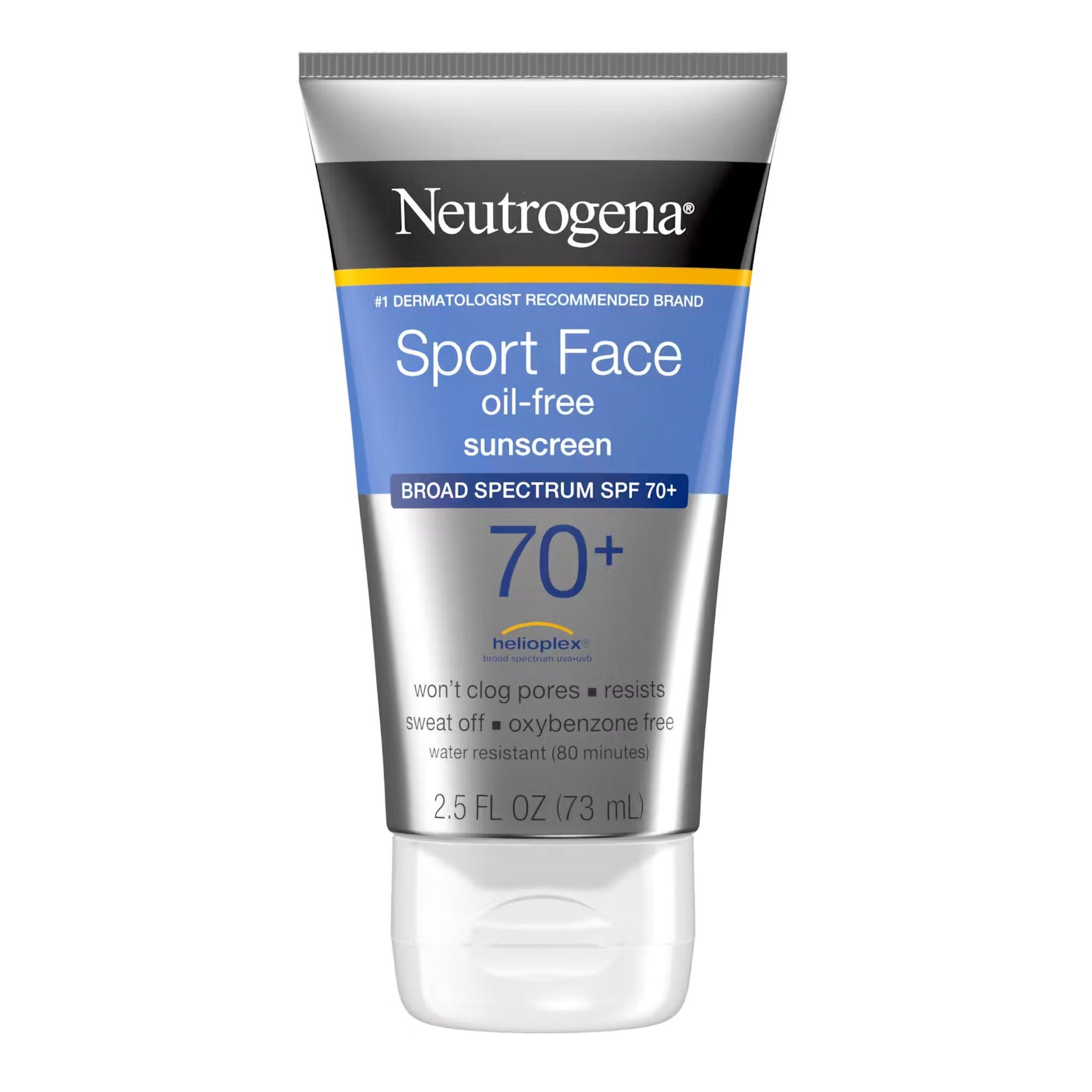J & J Sales - 08680087025 Neutrogena® Sport Face Oil-Free Sunscreen SPF 70+