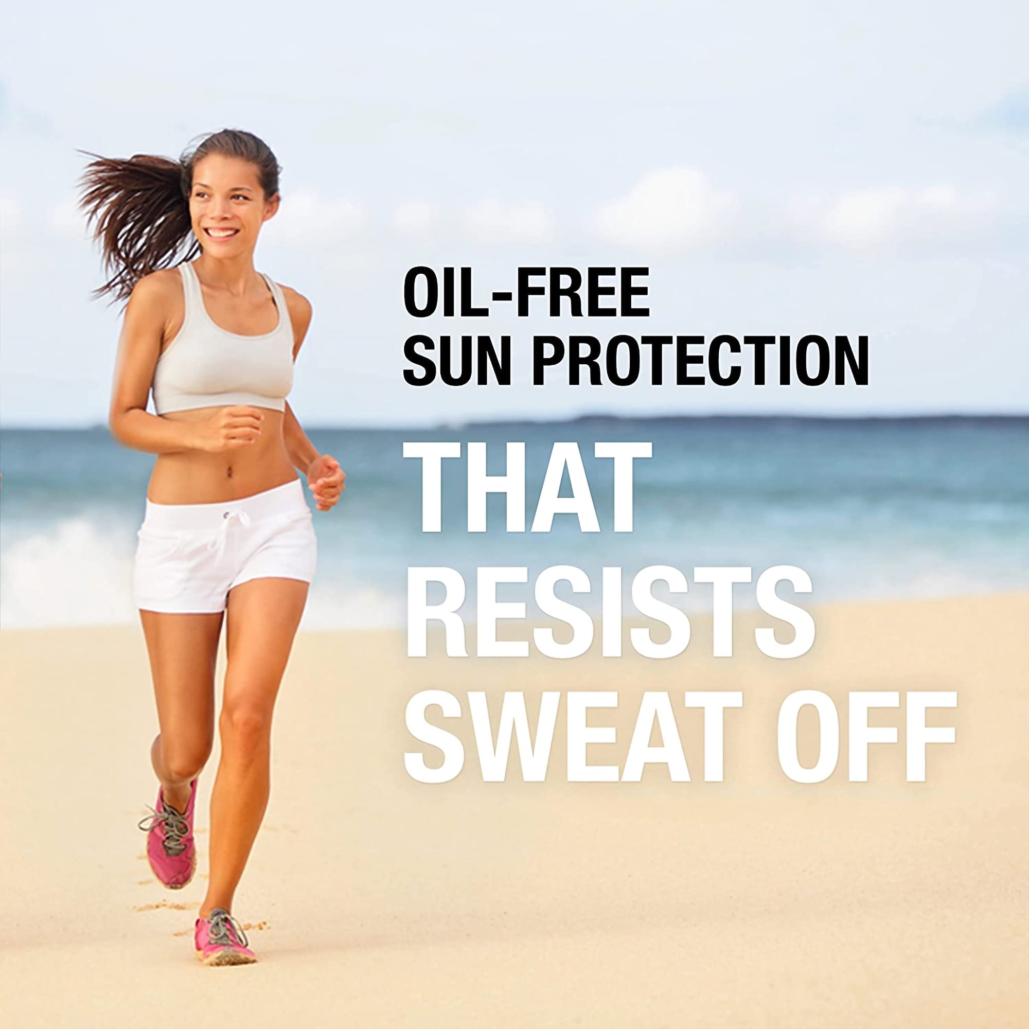 J & J Sales 08680087025 - Neutrogena® Sport Face Oil-Free Sunscreen SPF 70+ - 1/Each