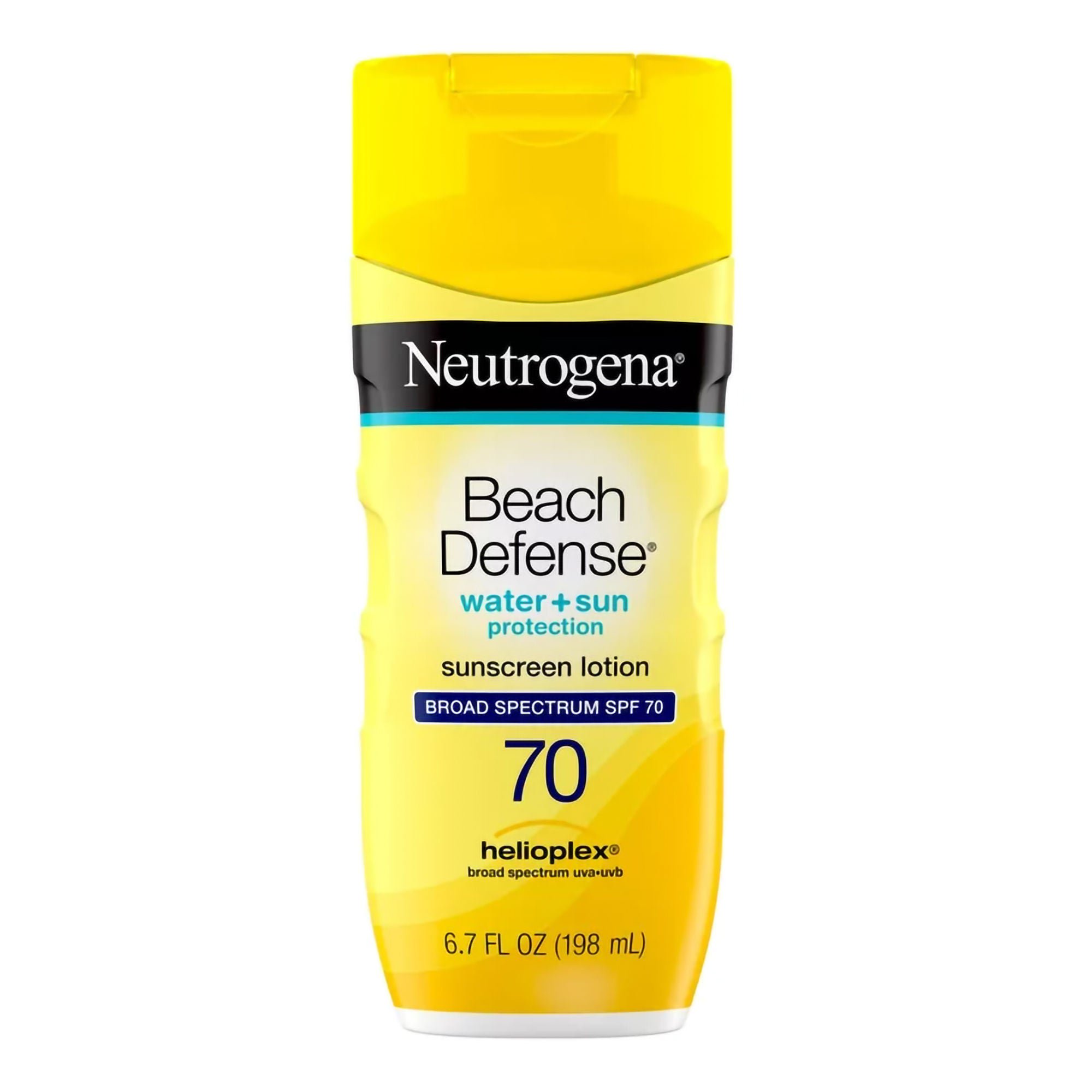 J & J Sales - 08680087272 Neutrogena® Beach Defense® Water + Sun Protection Sunscreen Lotion SPF 70