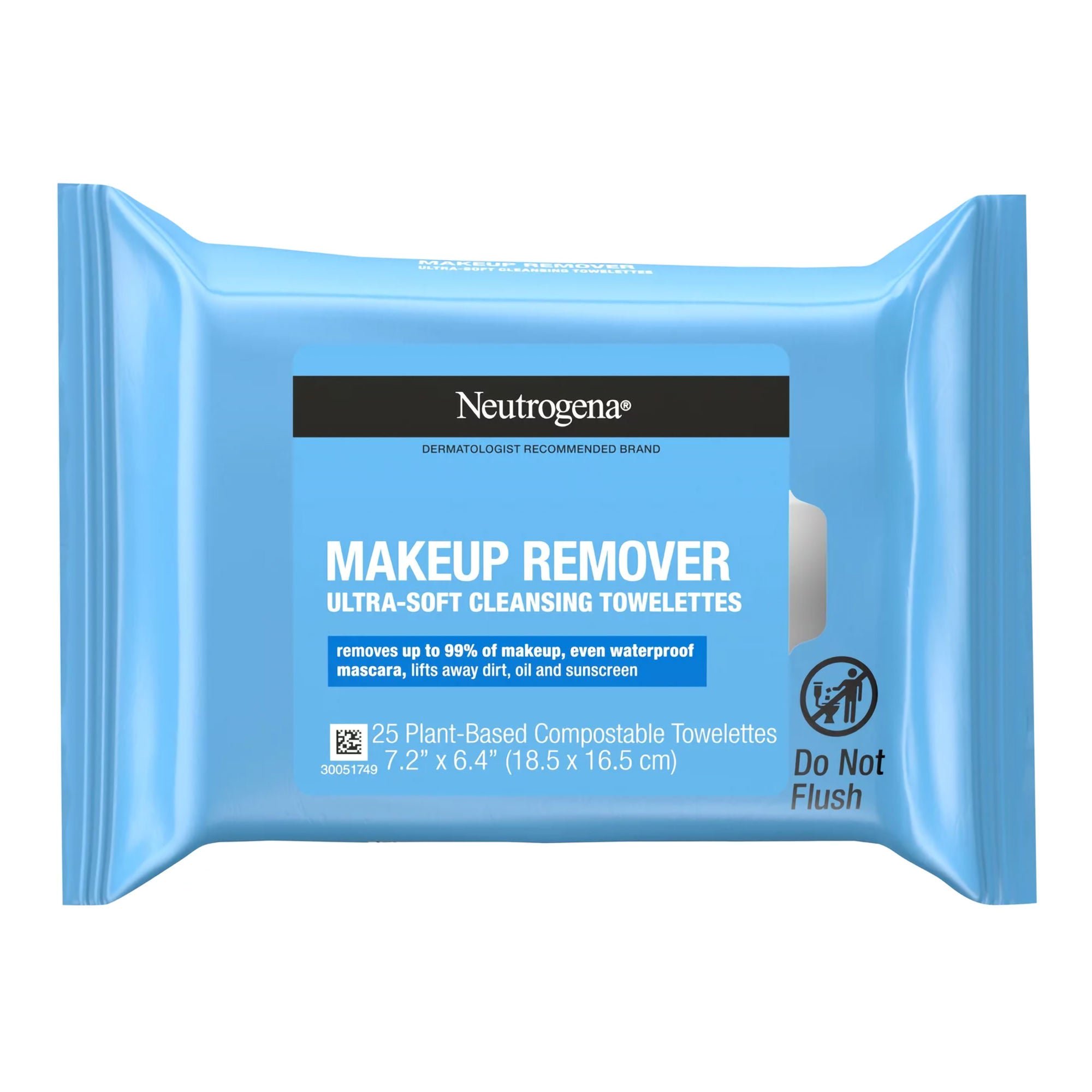 J & J Sales - 07050105105 Neutrogena® Makeup Remover Cleansing Towelettes Scented
