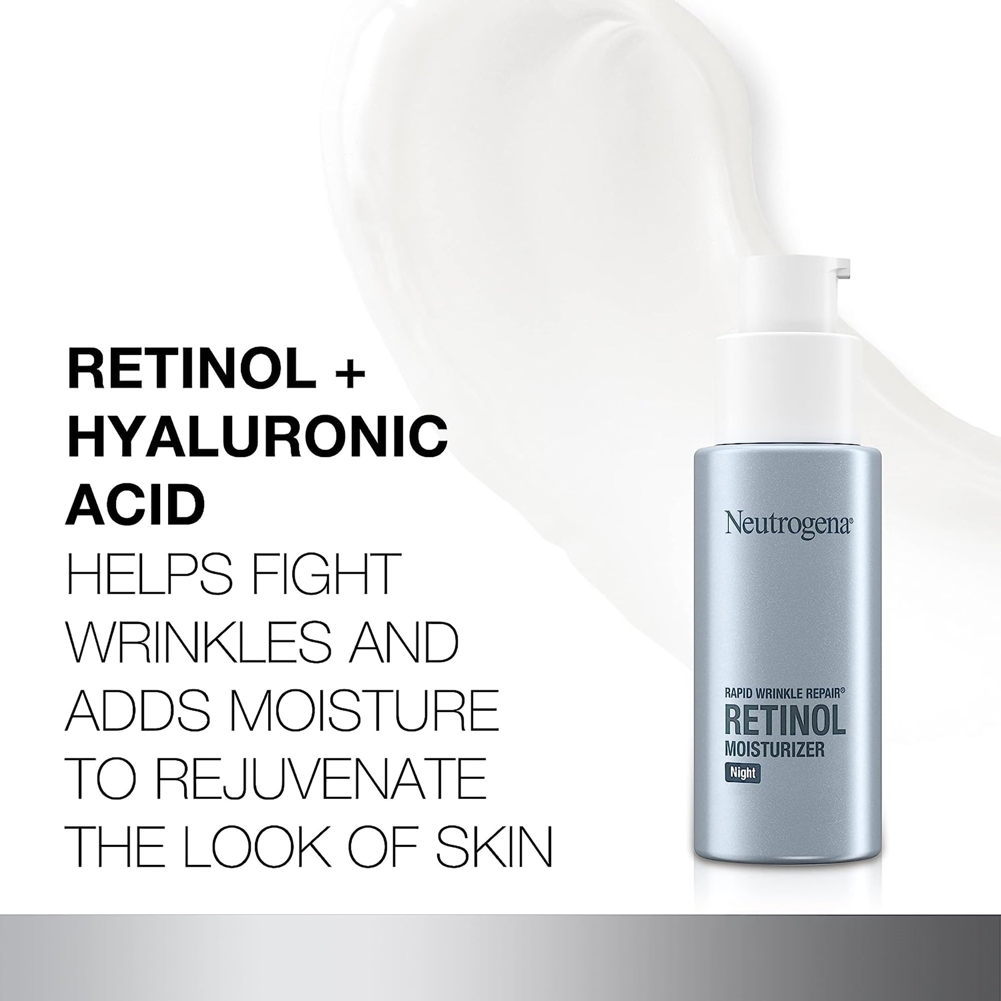 J & J Sales 07050102122 - Neutrogena® Rapid Wrinkle Repair Retinol Moisturizer Night Unscented - 1/Each