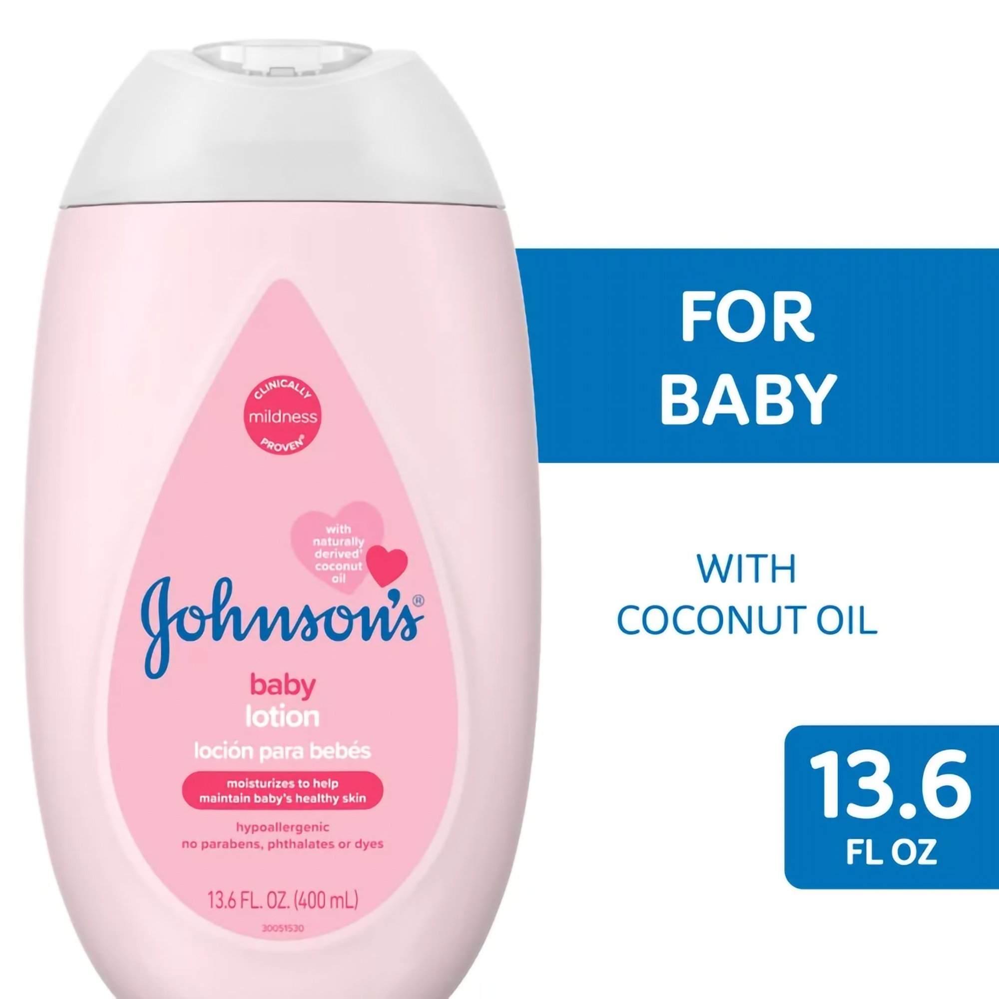 J & J Sales 38137119664 - Johnson's® Scented Baby Lotion, 13.6-ounce Bottle - 1/Each