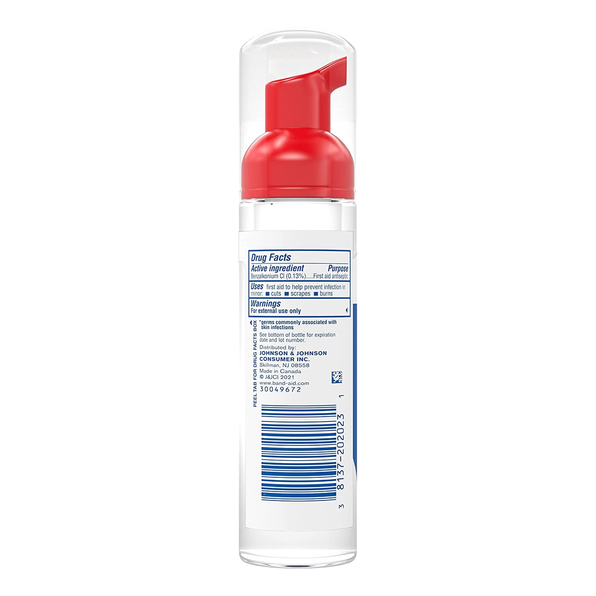 J & J Sales 38137202023 - Band-Aid® Kids Antiseptic Cleansing Foam - 1/Each