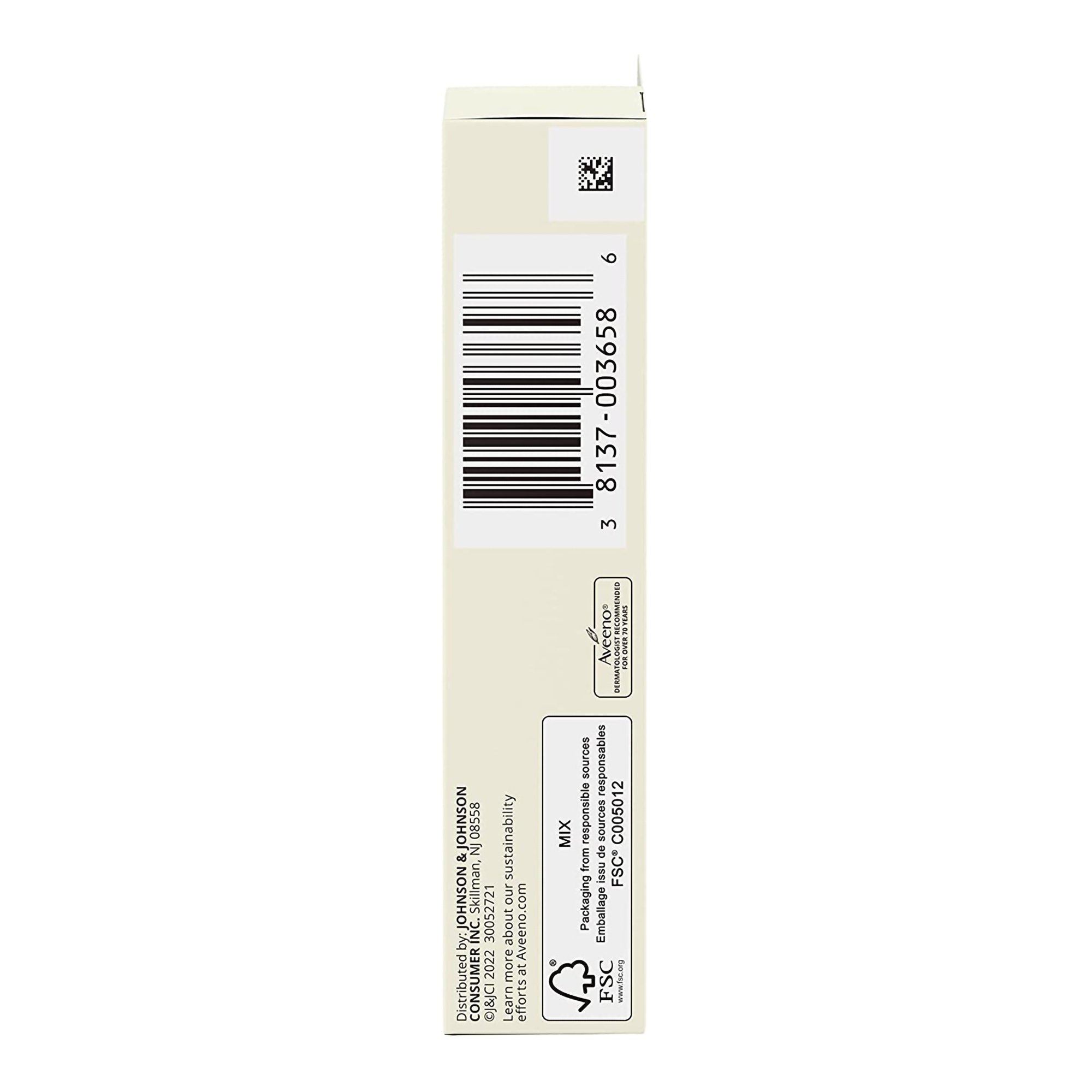 J & J Sales 38137003658 - Aveeno® Active Naturals 1% Hydrocortisone Anti-Itch Cream, Maximum Strength - 1/Each