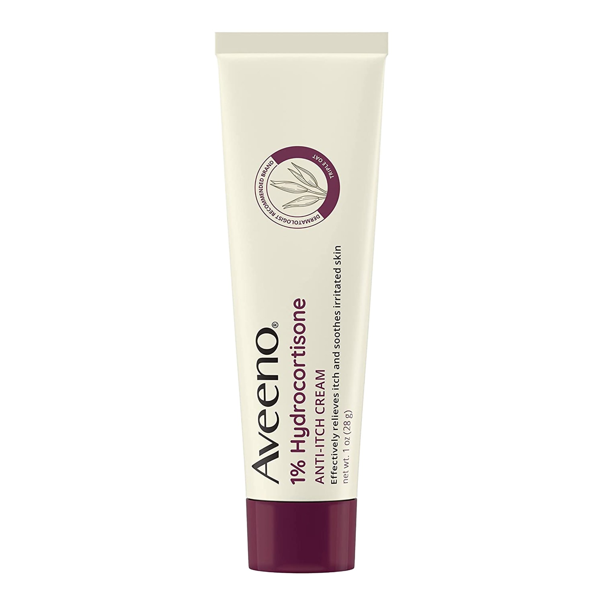J & J Sales 38137003658 - Aveeno® Active Naturals 1% Hydrocortisone Anti-Itch Cream, Maximum Strength - 1/Each
