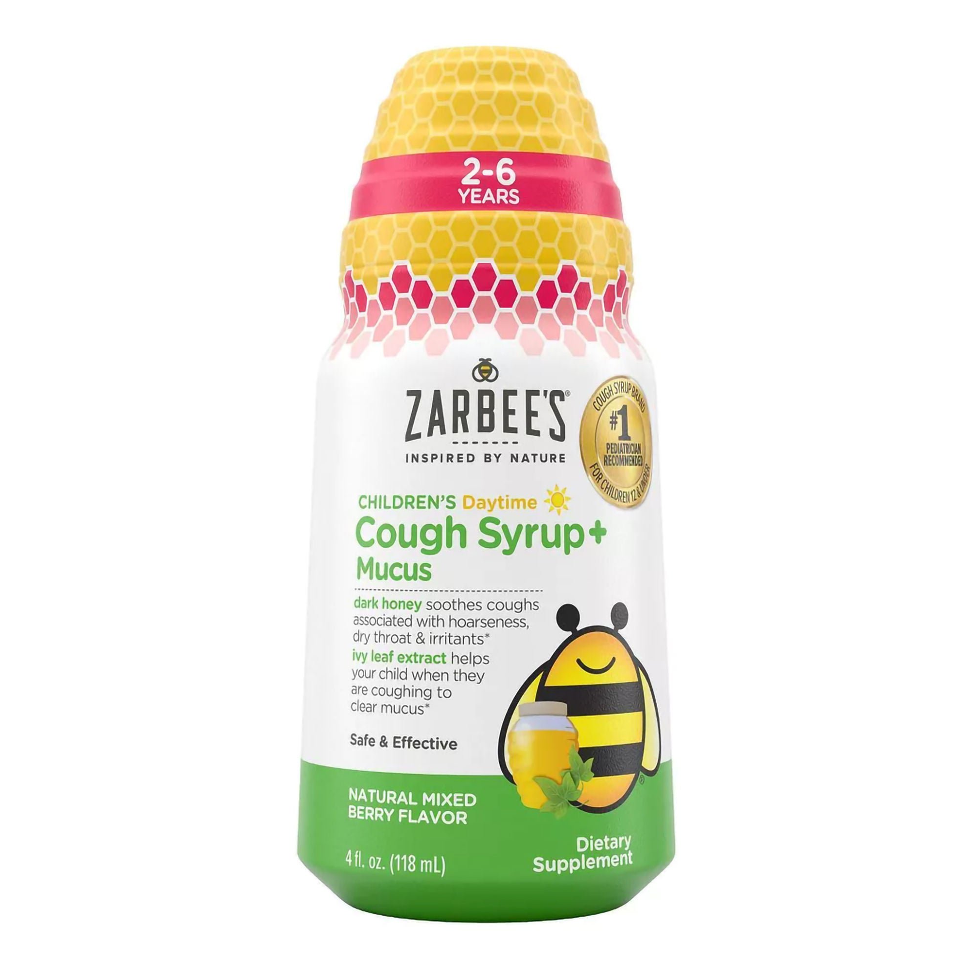 J & J Sales - 30045066407 Zarbee's Children's Daytime Cough Syrup + Mucus