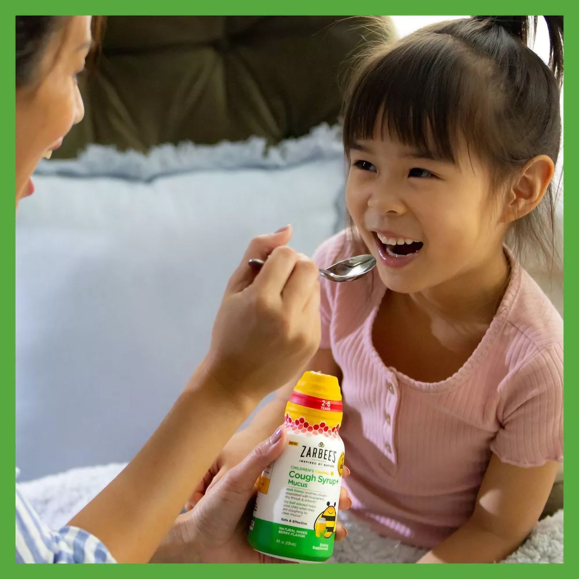 J & J Sales 30045066407 - Zarbee's Children's Daytime Cough Syrup + Mucus, Mixed Berry, 4-ounce bottle - 1/Each
