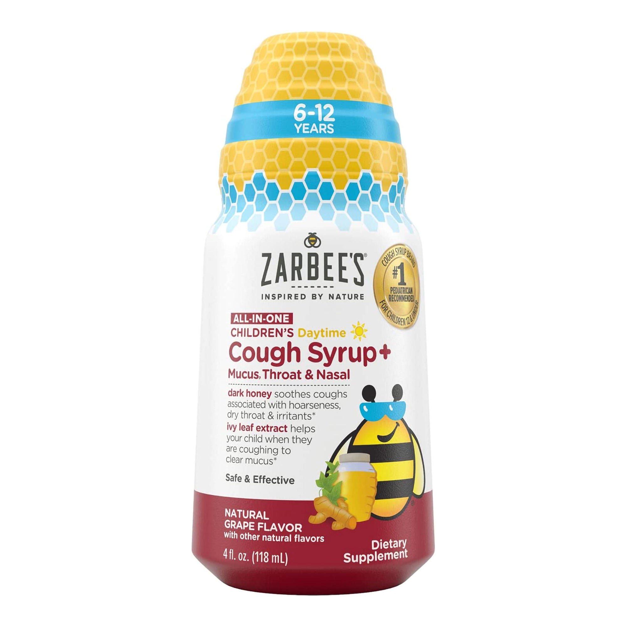 J & J Sales - 30045066383 Zarbee's All-In-One Children's Daytime Cough Syrup