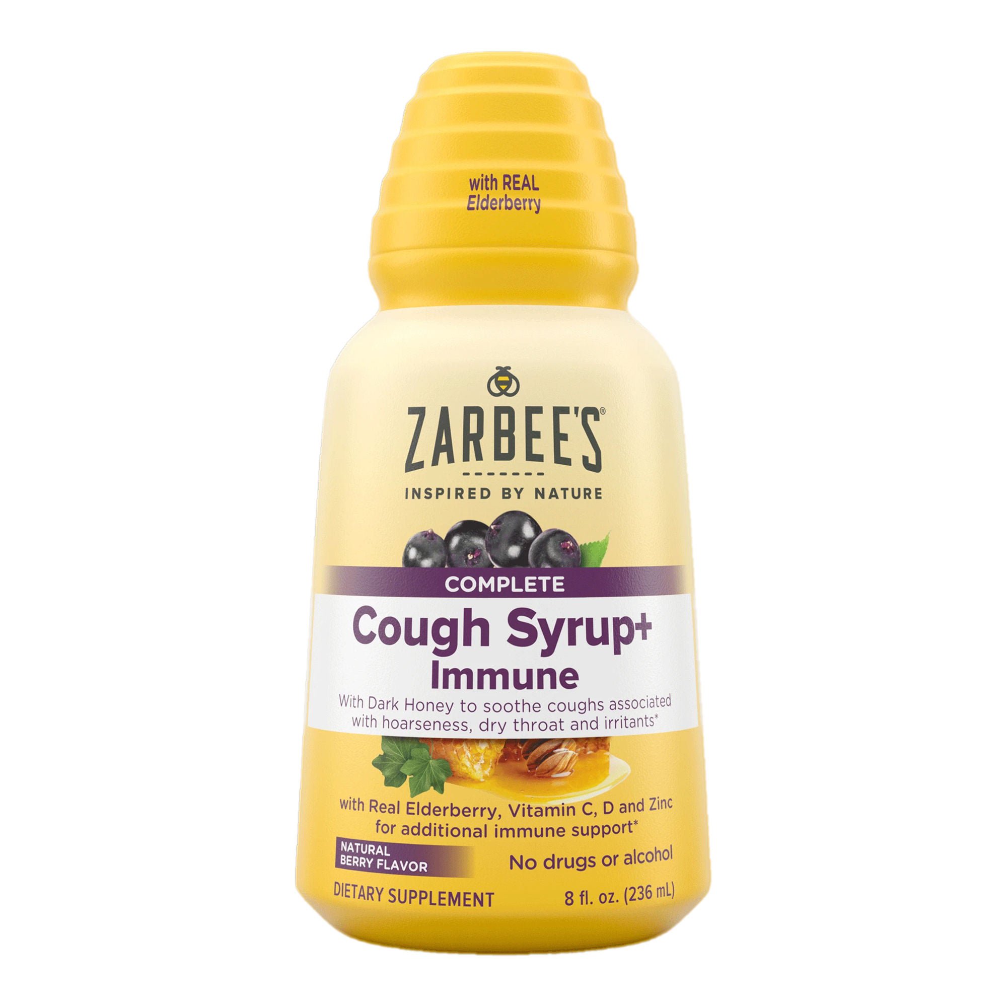 J & J Sales - 85764700783 Zarbee's Naturals Complete Cough Syrup+Immune