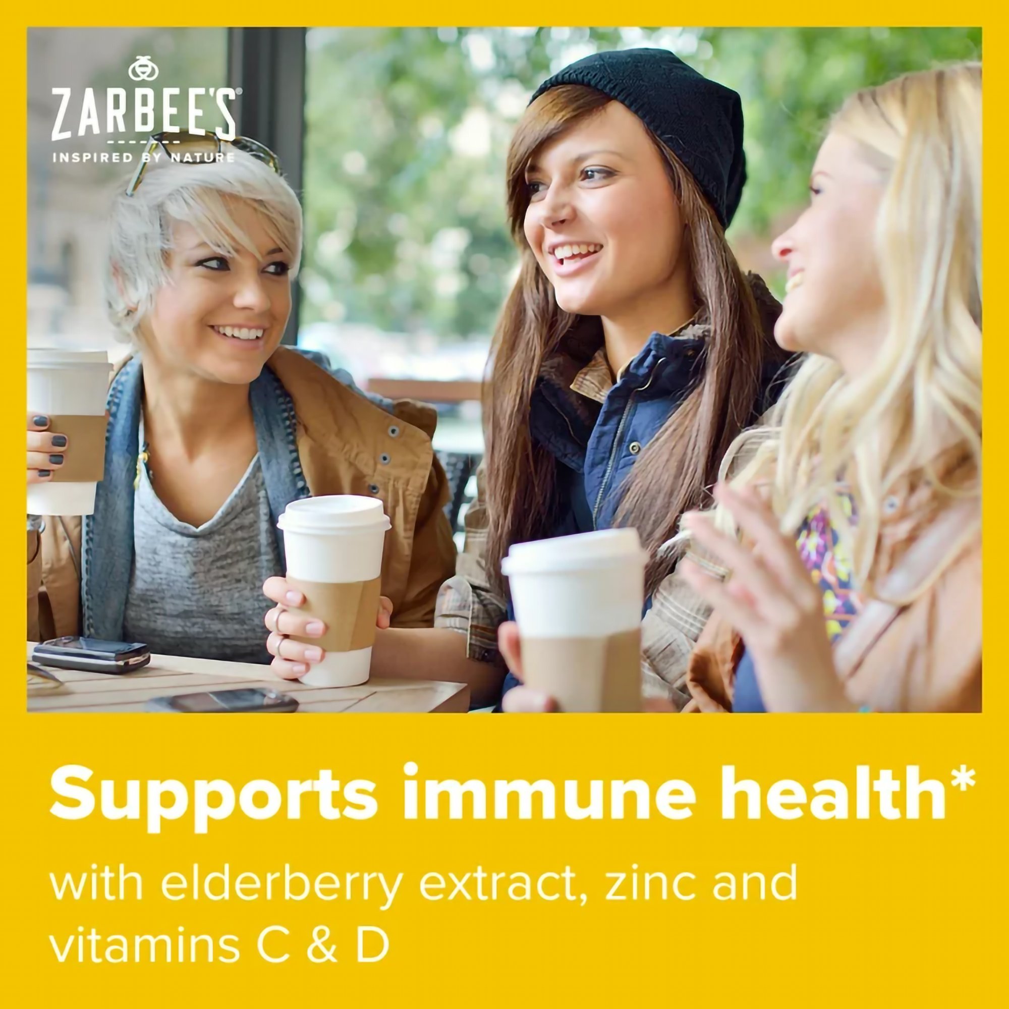 J & J Sales 85764700783 - Zarbee's Naturals Complete Cough Syrup+Immune, Berry Flavor - 1/Each