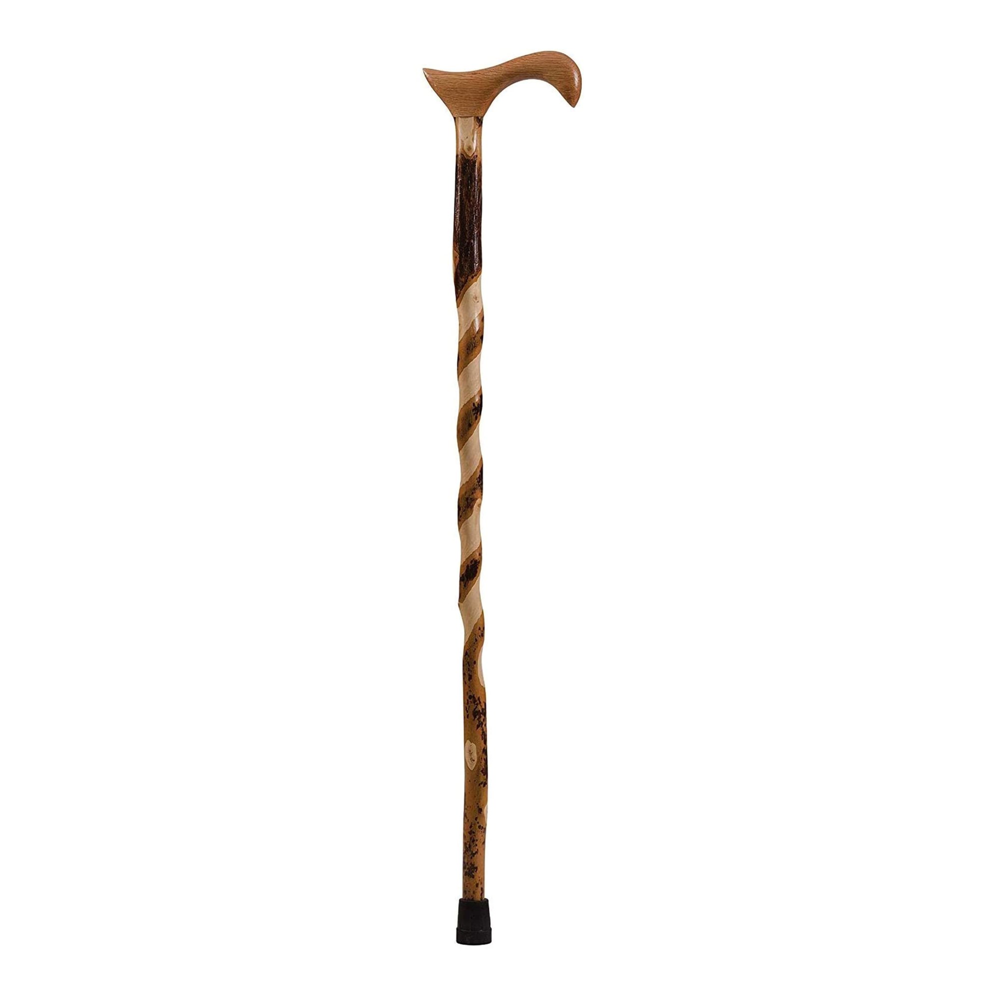 Mabis Healthcare 502-3000-0086 - Brazos™ Twisted Hickory Cane, 37-Inch Height - 1/Each