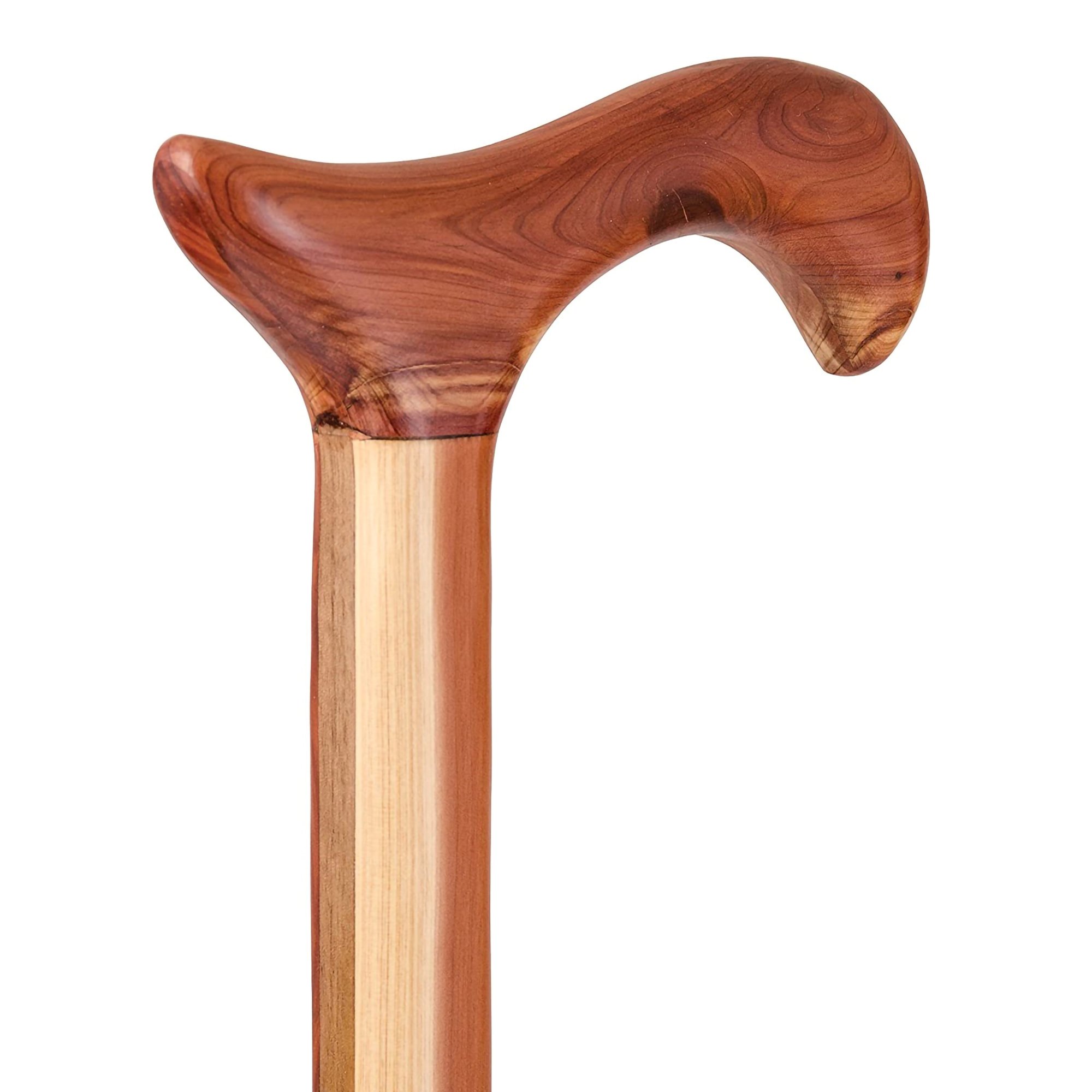 Mabis Healthcare 502-3000-0027 - Brazos™ Twisted Cedar Cane, 34-Inch Height - 1/Each