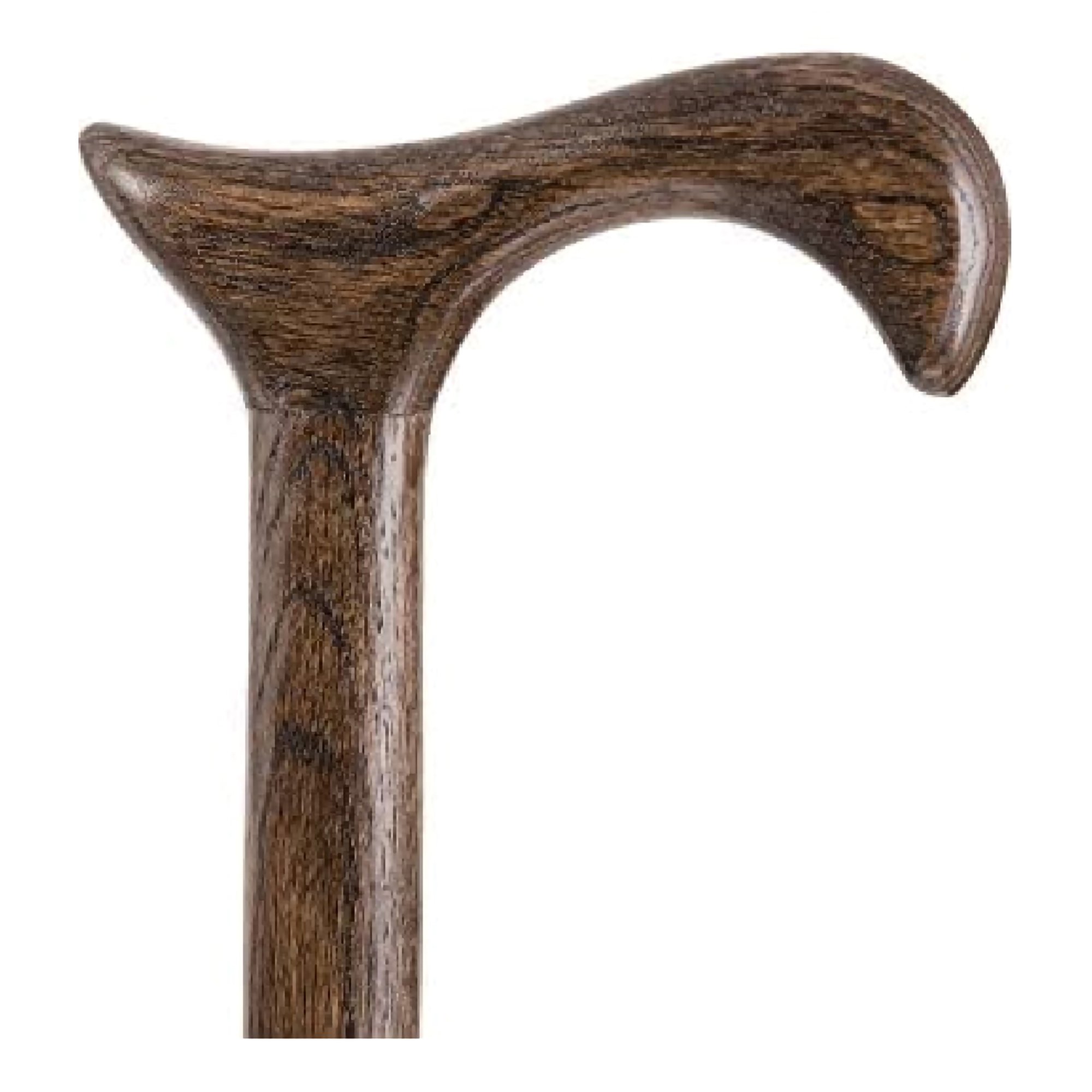 Mabis Healthcare 502-3000-0047 - Brazos™ Twisted Oak Derby Cane, 37 Inch Height, Flint Color - 1/Each