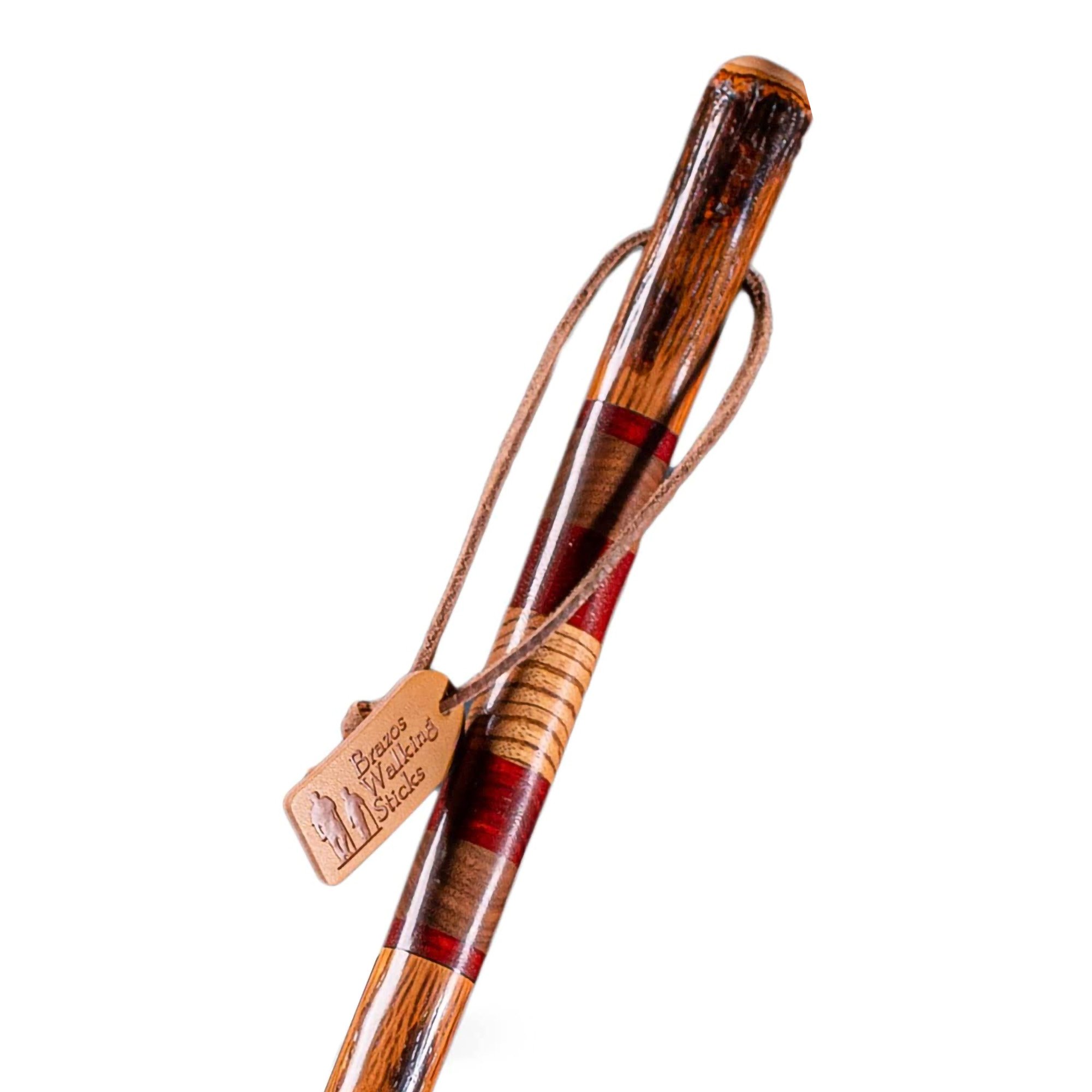 Mabis Healthcare 602-3000-1202 - Brazos™ Free Form Safari Walking Stick, 55-Inch Height - 1/Each